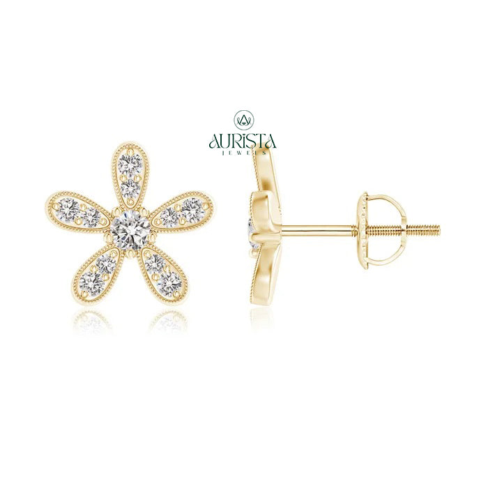 Modern Earrings with Premium Diamond