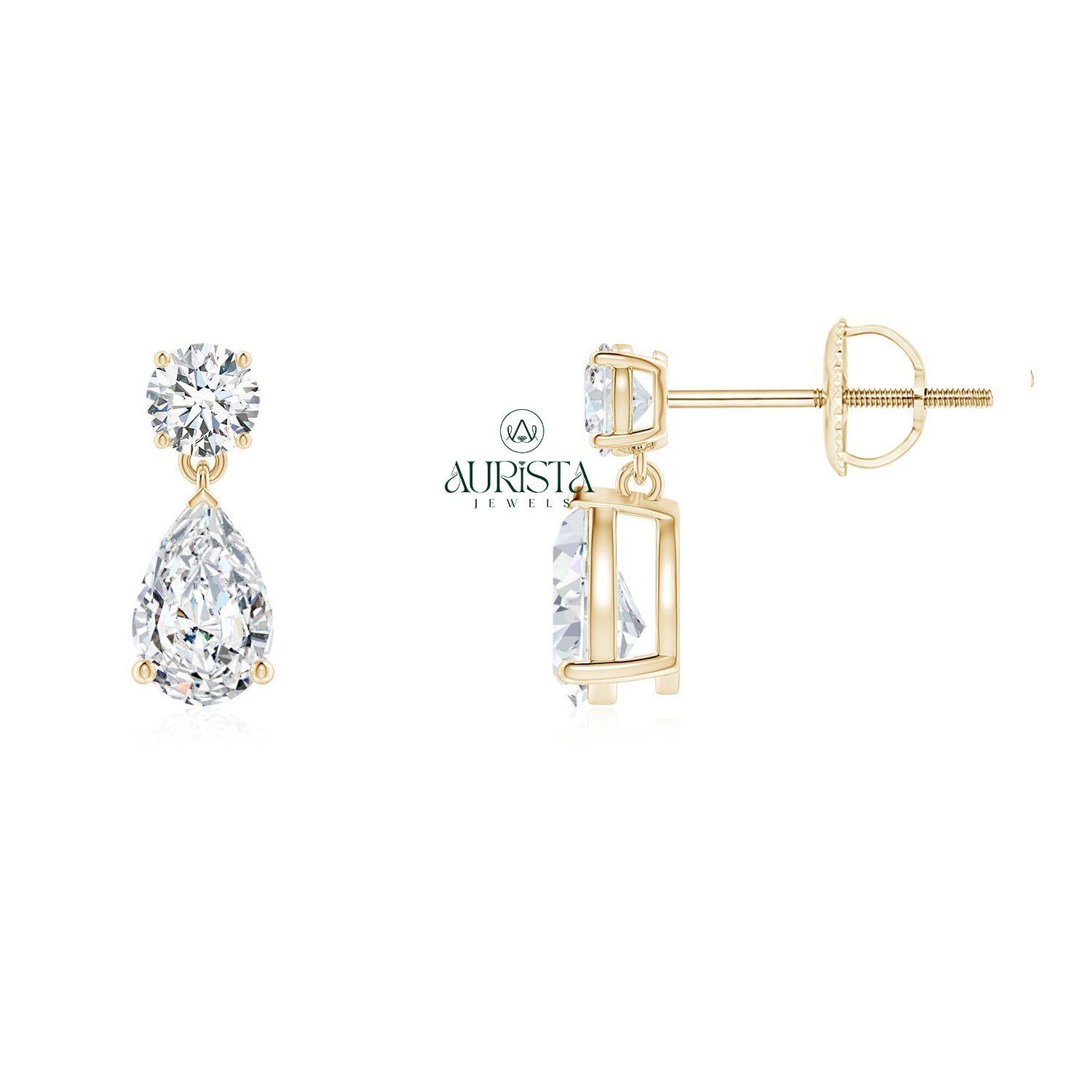 Fashion Earrings with Premium Diamond