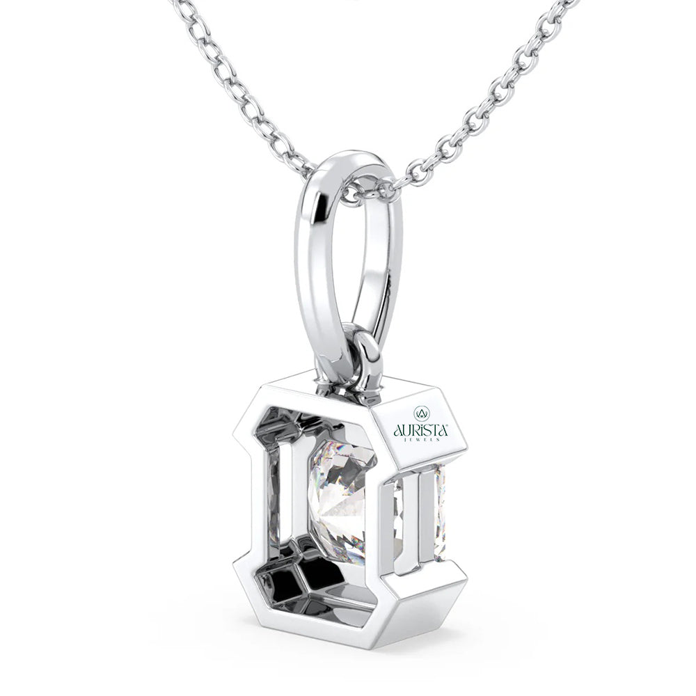 Forever Shine Solitaire Diamond Pendant in White Gold