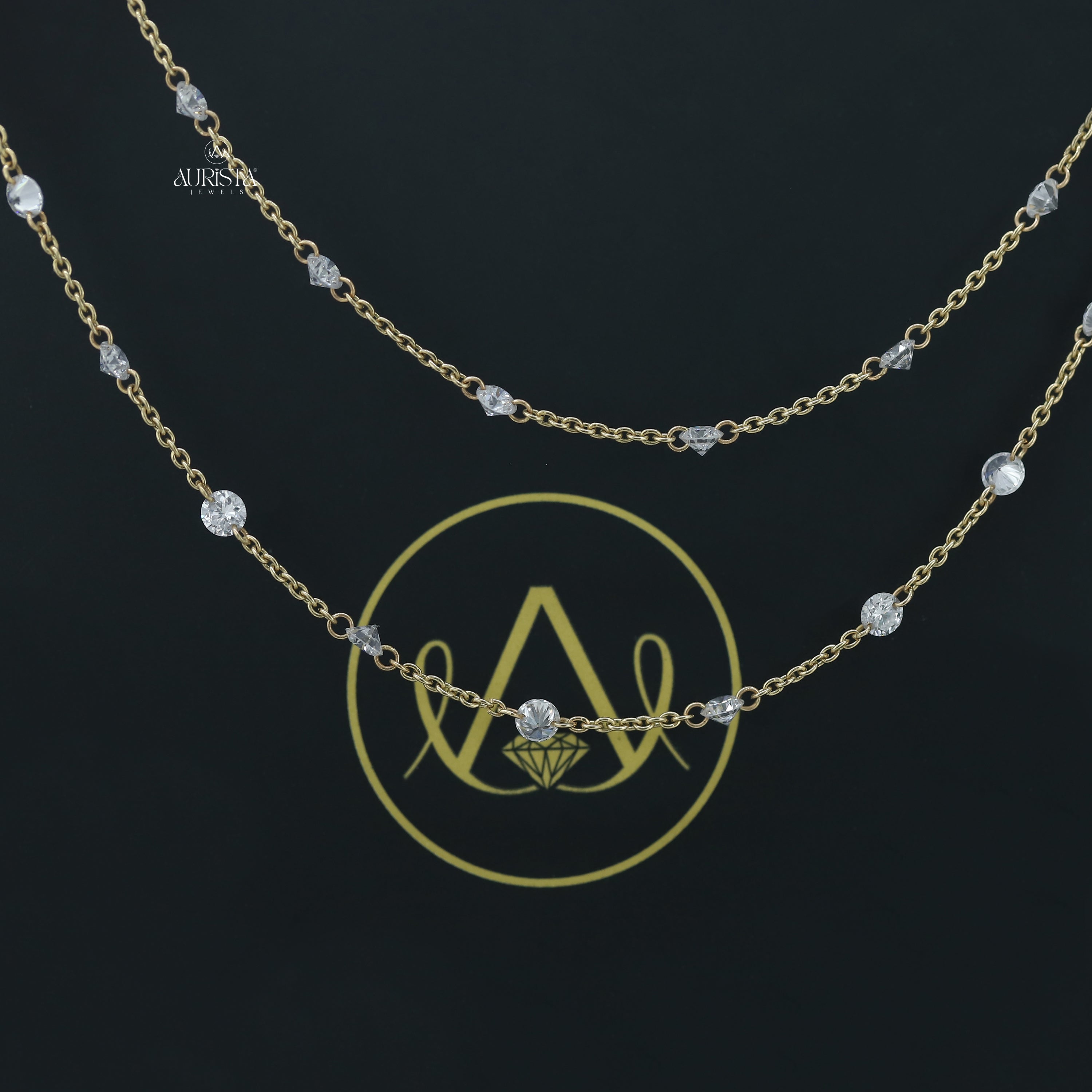 Eternal Spark Necklace with Diamond