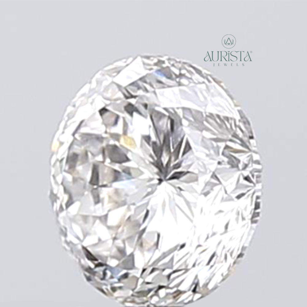 0.75 CT Round Portuguese Shape Lab Diamond for Jewelry