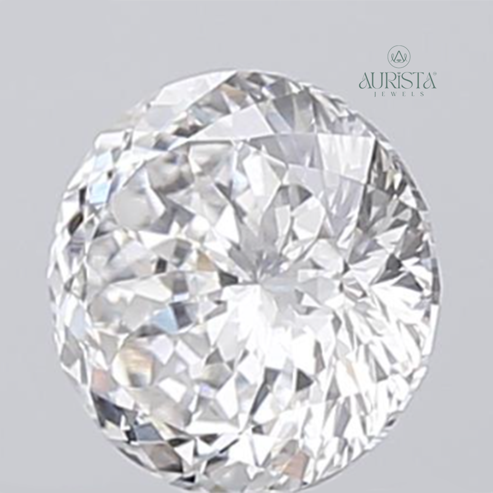 1.00 CT Round Portuguese Shape Lab Diamond for Jewelry