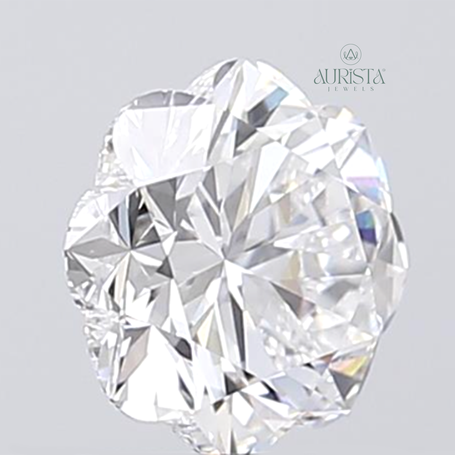1.25 CT Flower Shape Lab Diamond for Jewelry