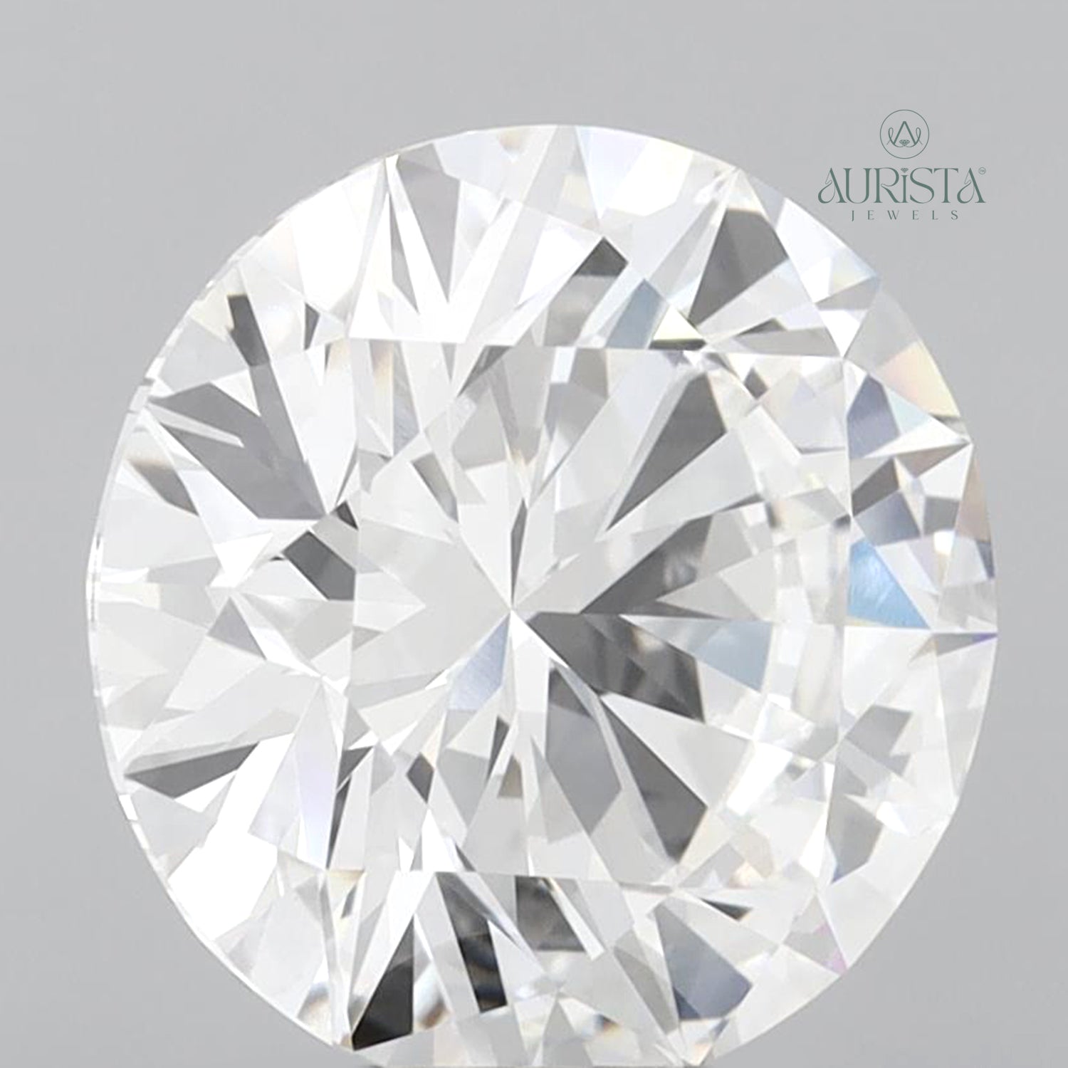 IGI Certified 6.54 CT Round Shape Lab Diamond for Jewelry