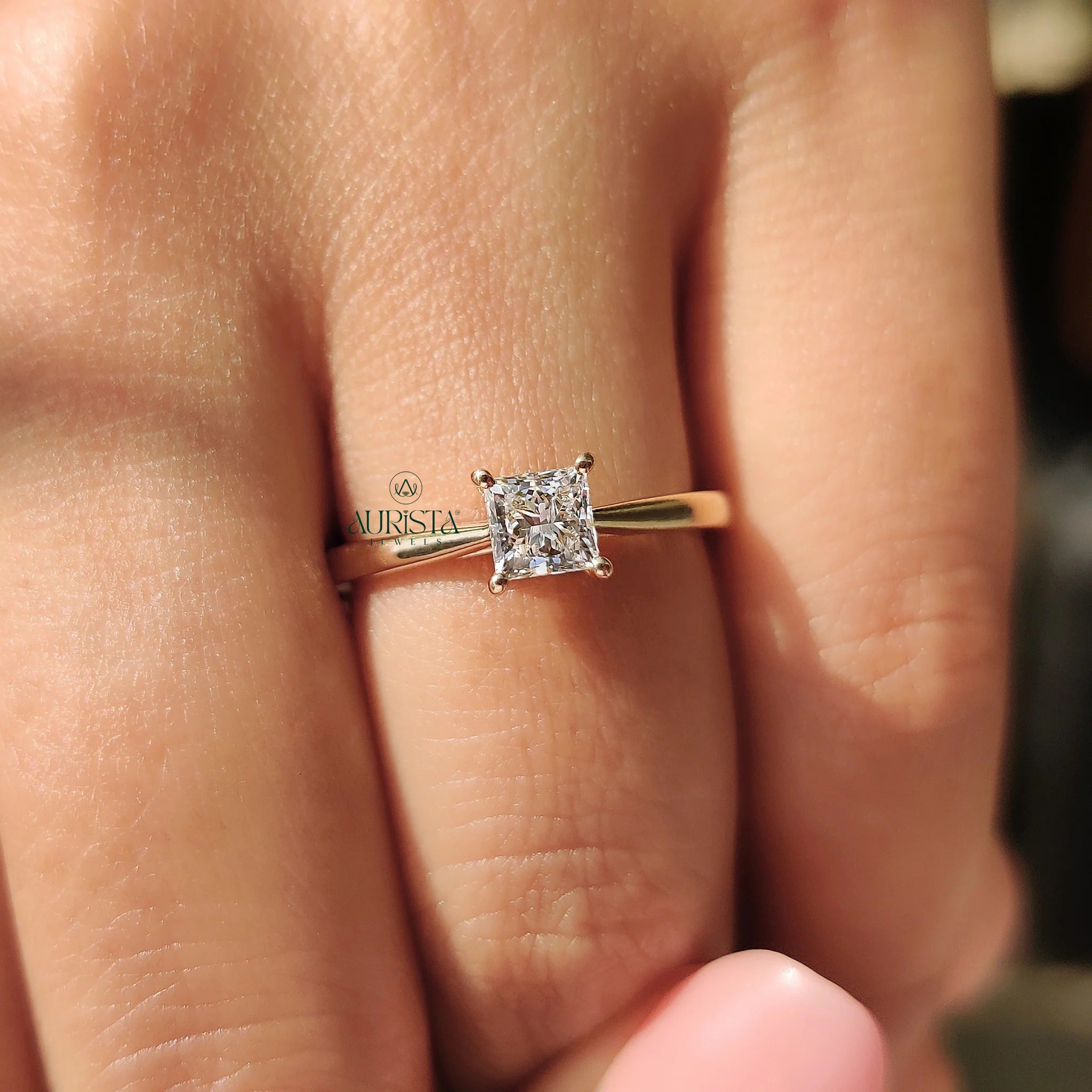 Sophisticated Shine in a Solitaire Diamond Ring