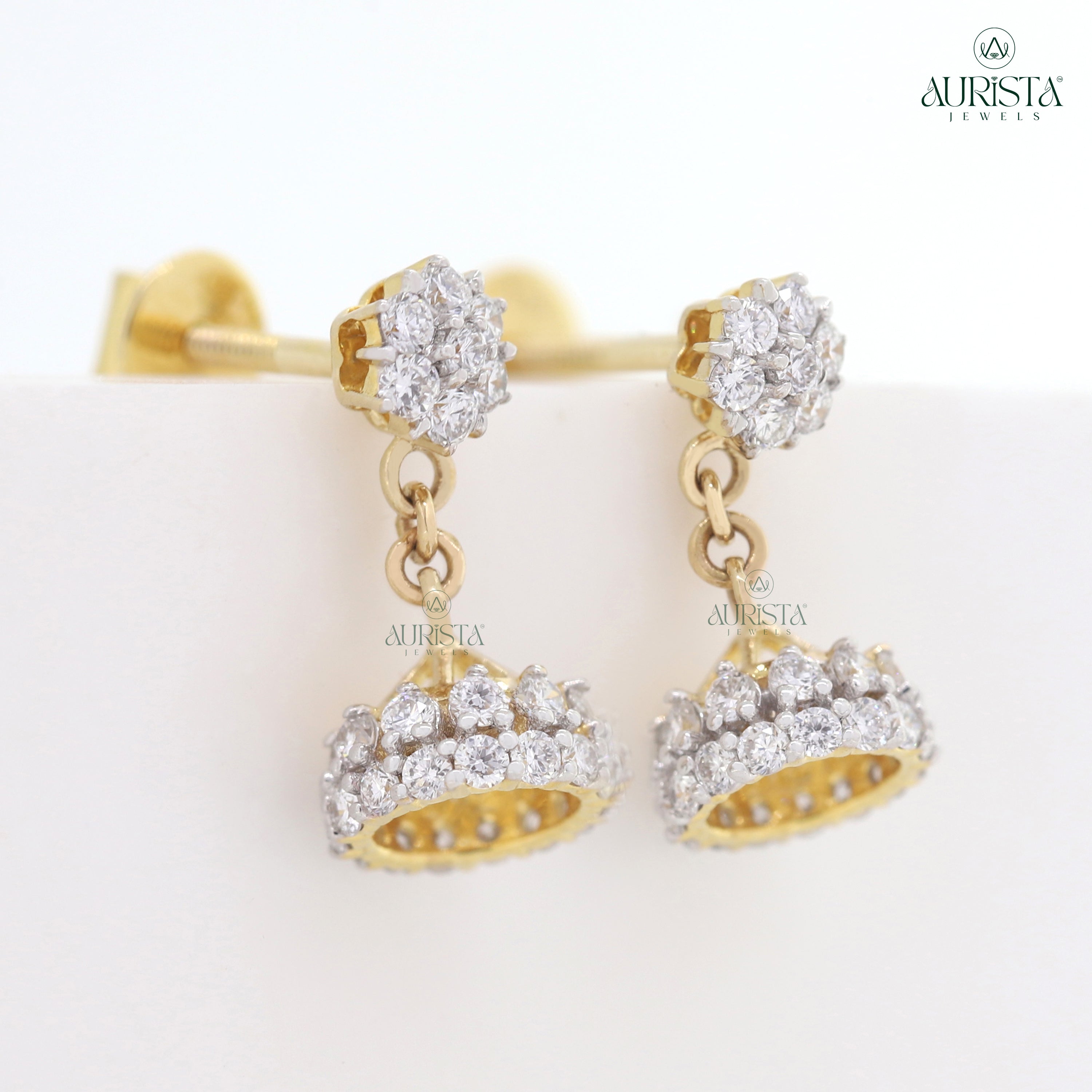 Celestial Glow – Diamond Earrings