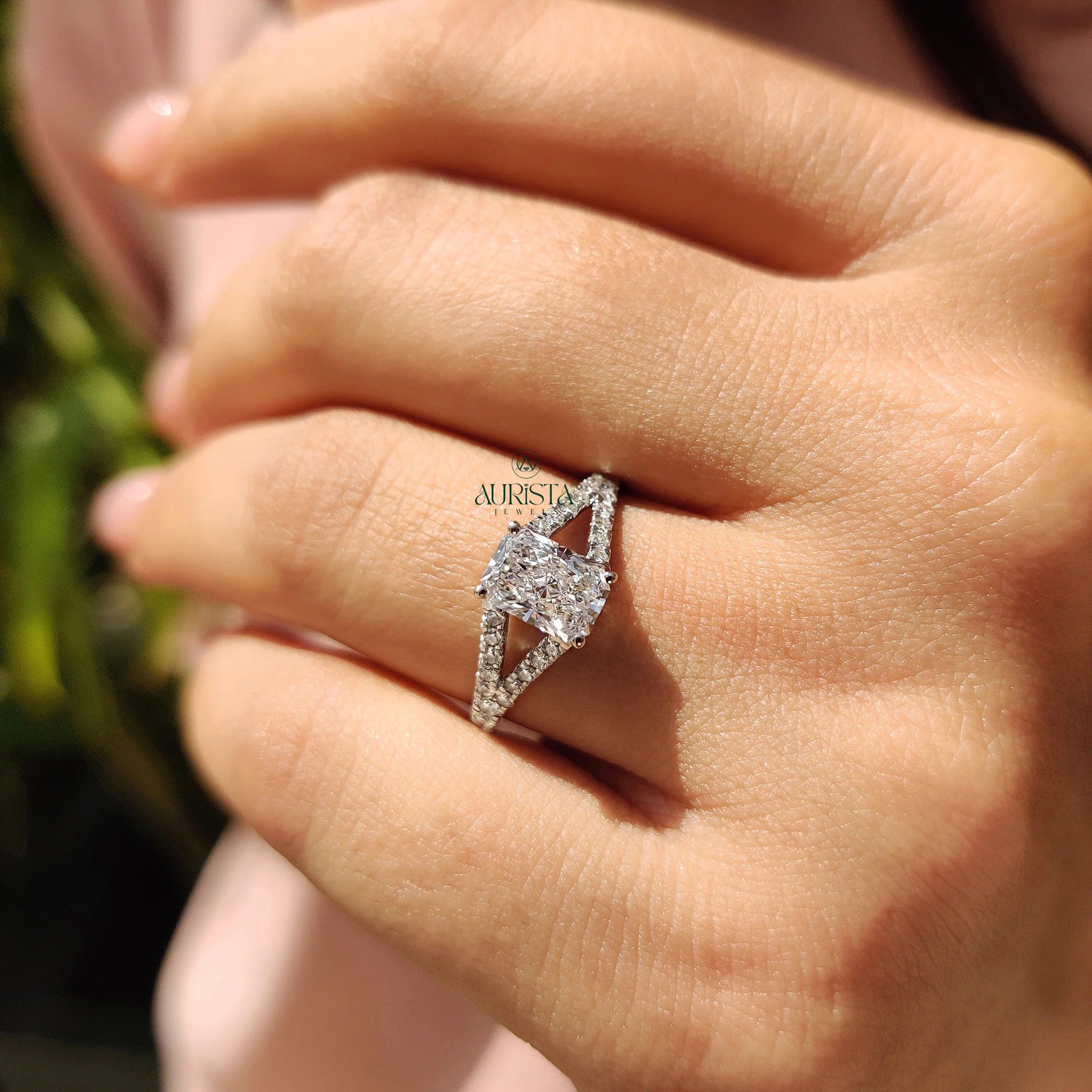 Pave Charm – Designer Ring with Dazzling Sparkle