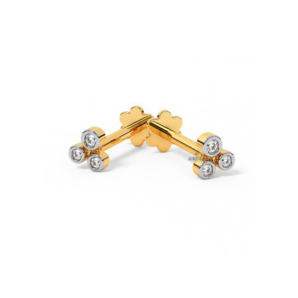 Timeless Sparkle – Diamond Earrings