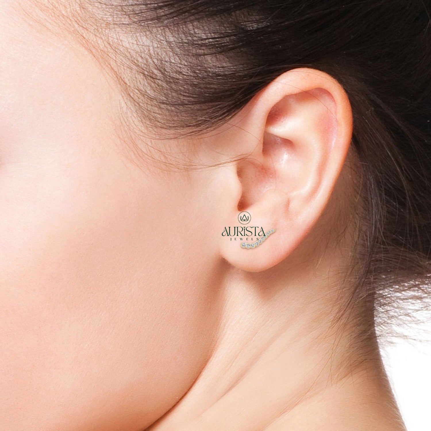 Fancy Earrings with Fine Diamond