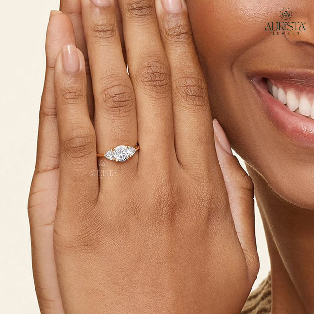 Eternal Devotion – Rose Gold Ring with Round Diamond