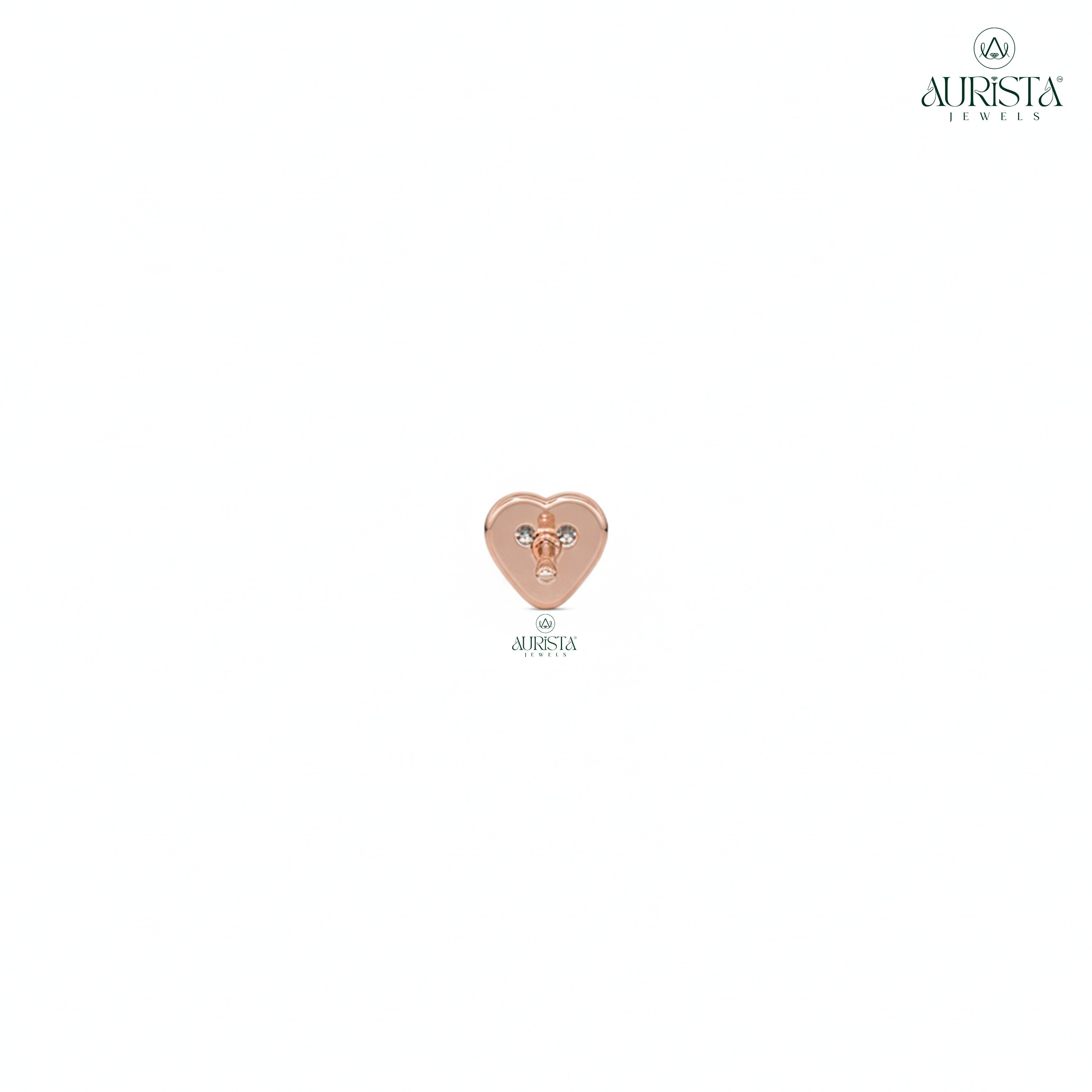 Round Moissanite Diamond Stud Earrings Elegant Outline Design for Daily Sparkle