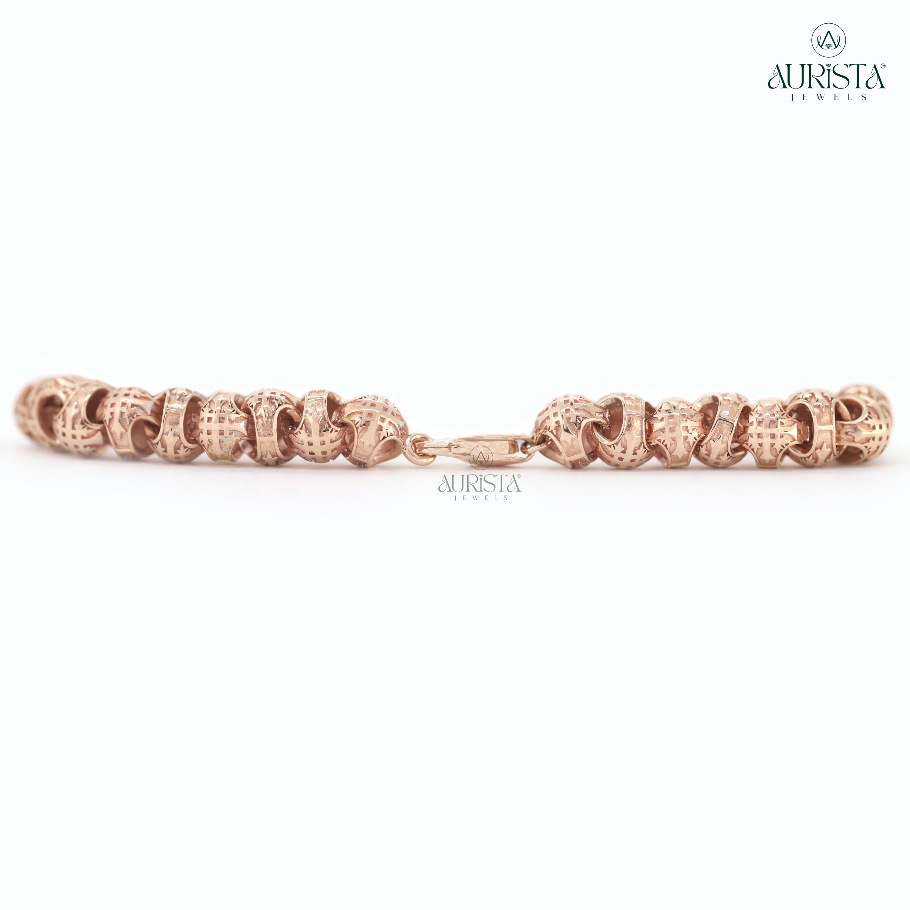 Promise Kept – Rose Gold Bracelet with Round Diamonds