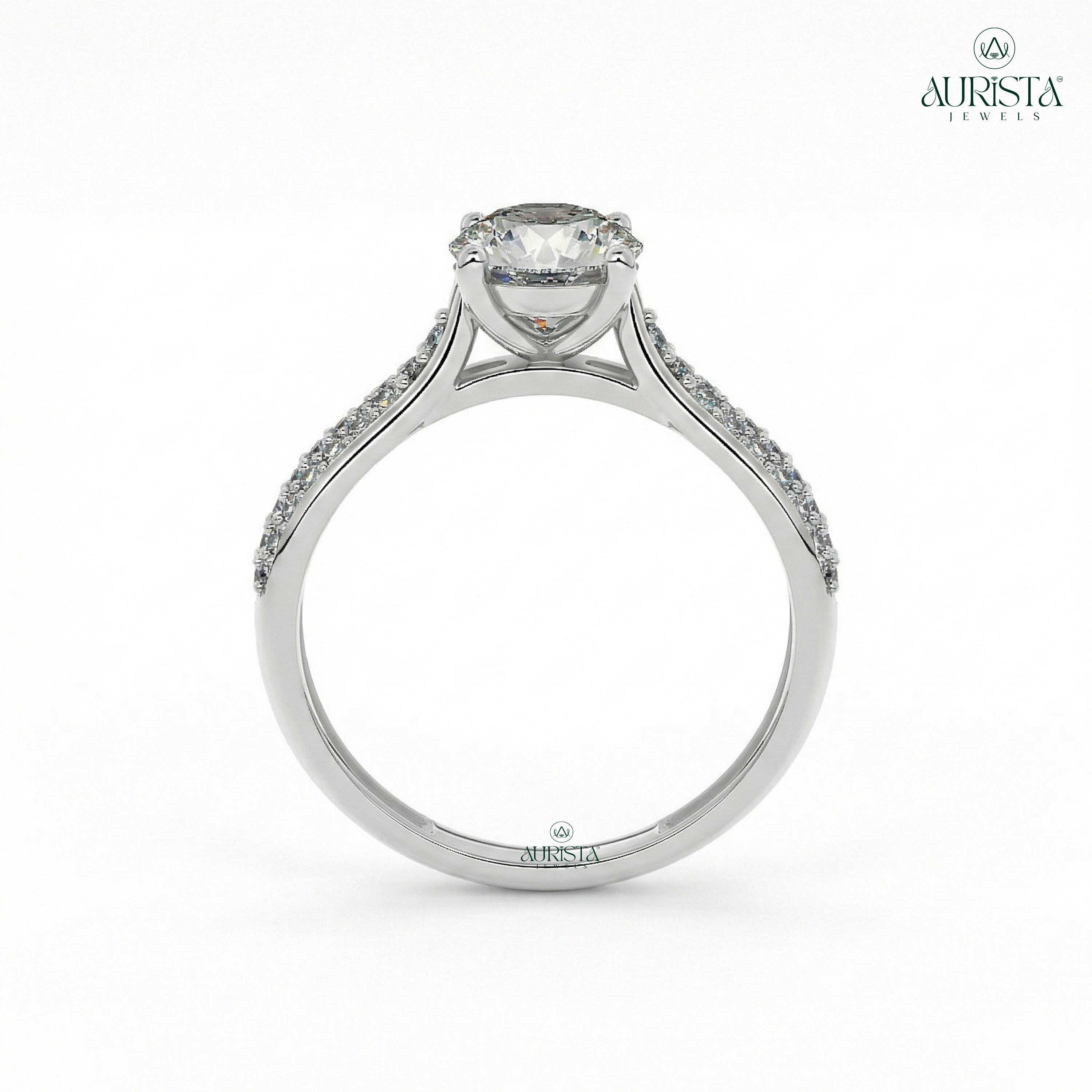 Promise Eternal – White Gold Ring with Round Diamond