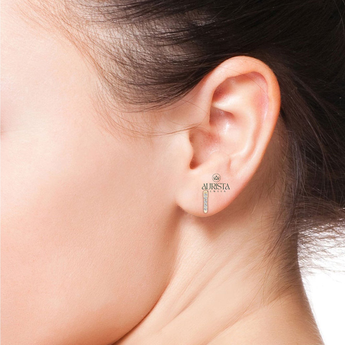 Sparkle Earrings with Premium Diamond