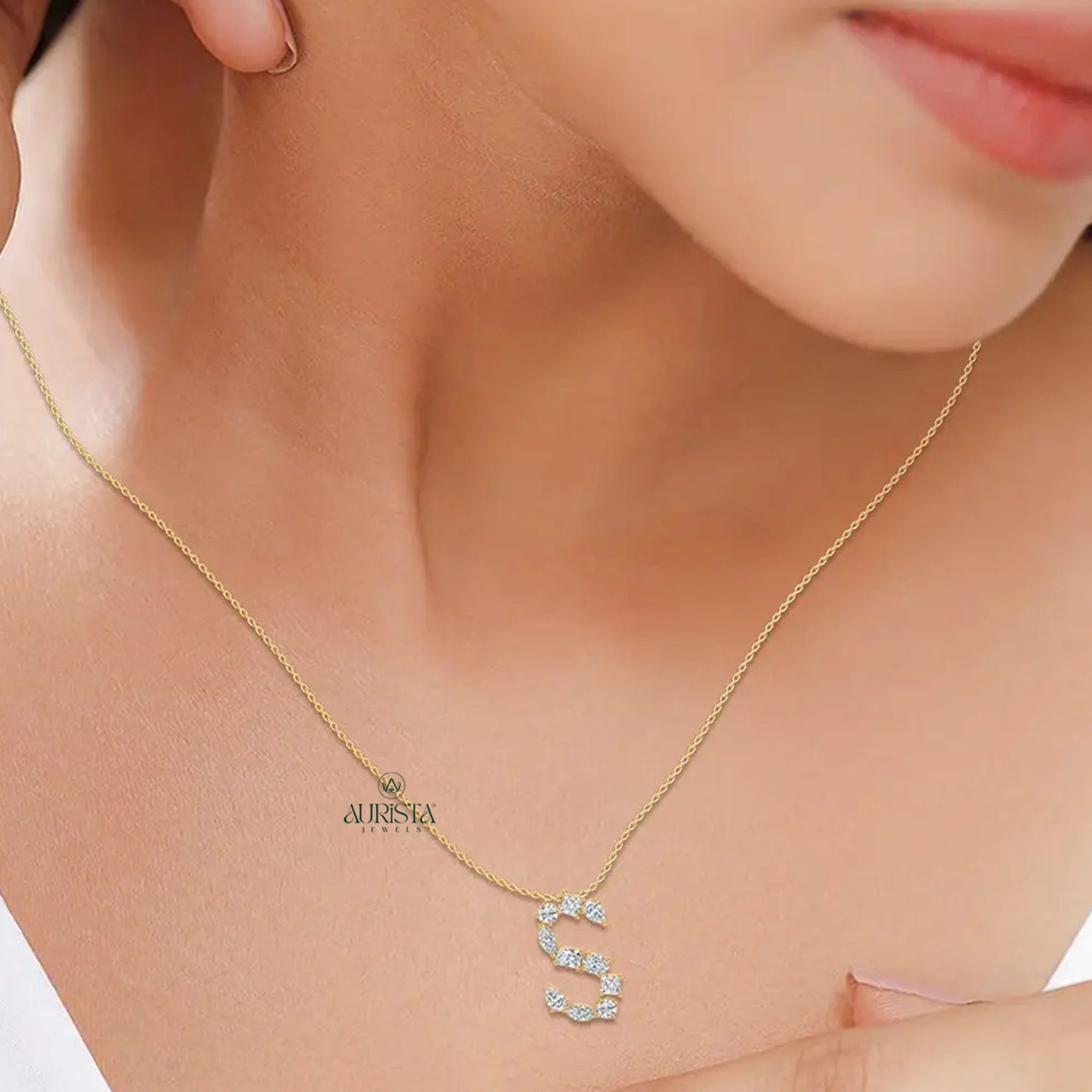 Bespoke Alphabet Jewellery Crafted In Gold