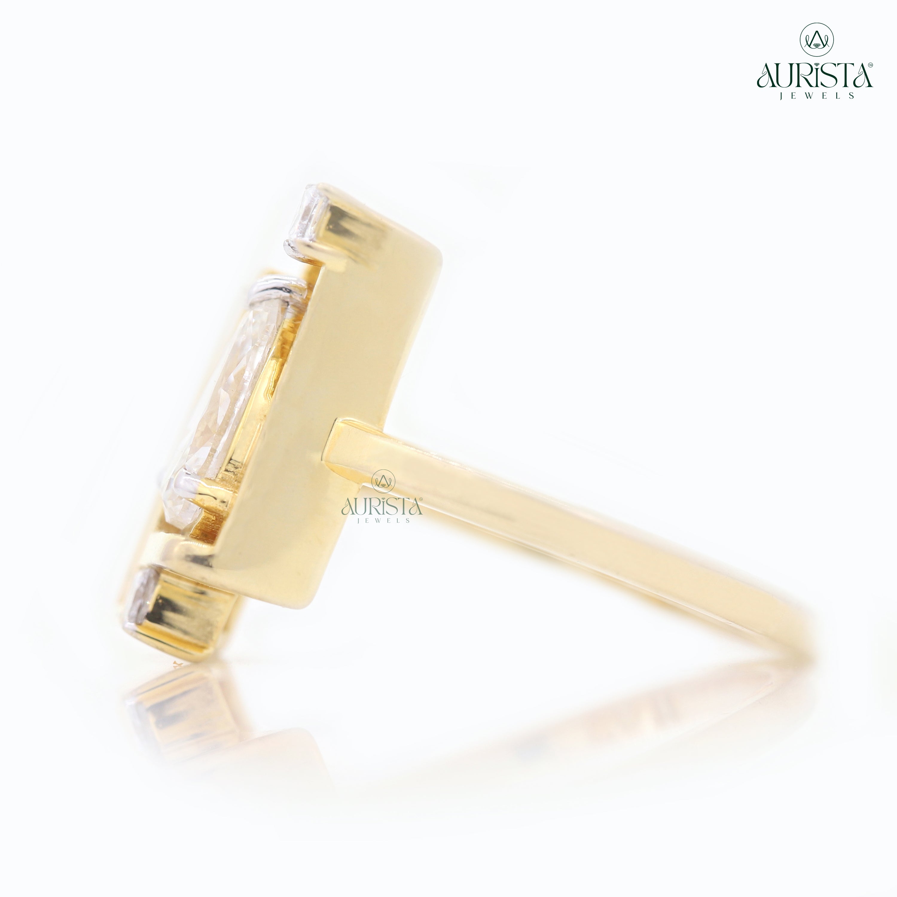 Promise Eternal – Yellow Gold Ring with Mix Diamond