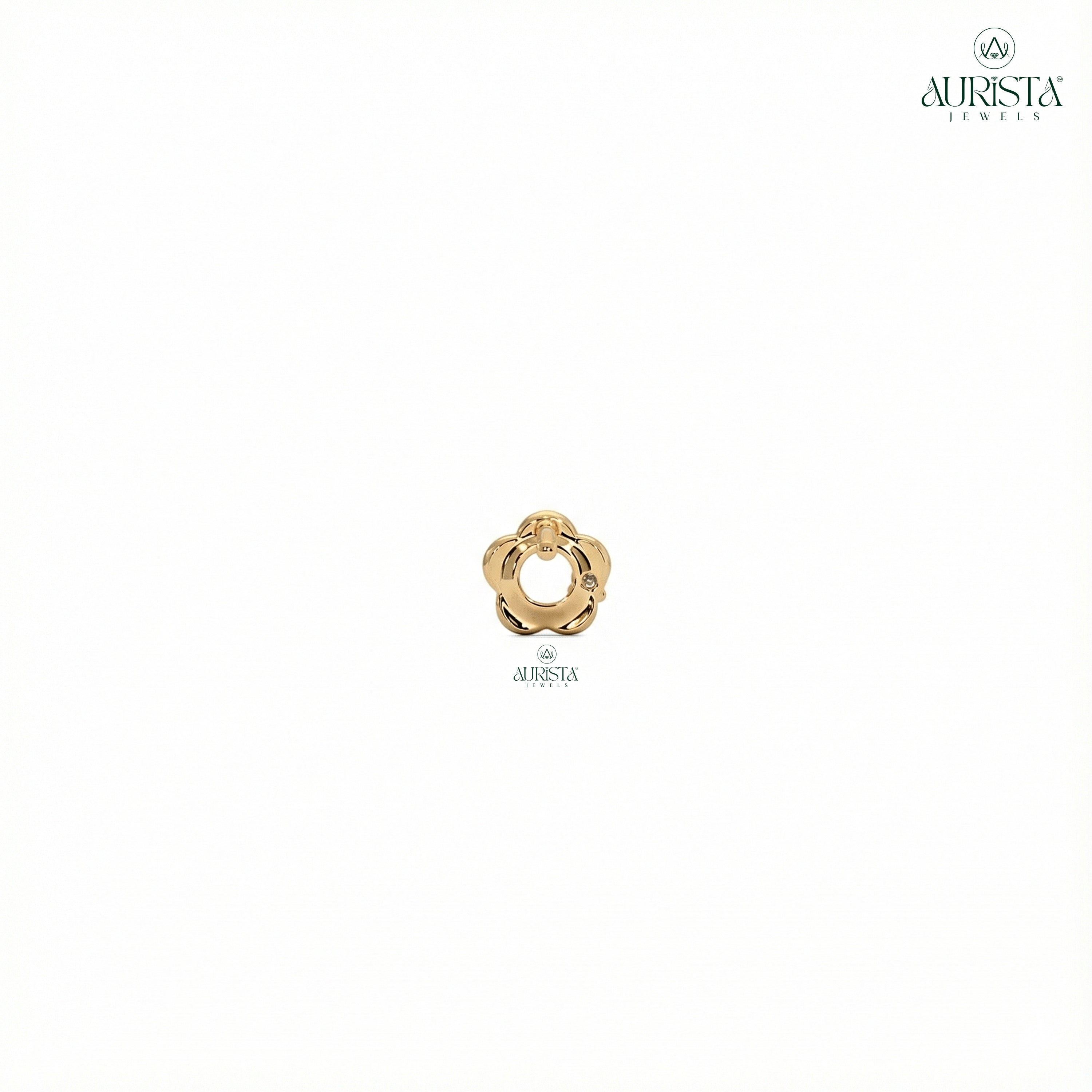 Forever Shine – White Diamond Earrings