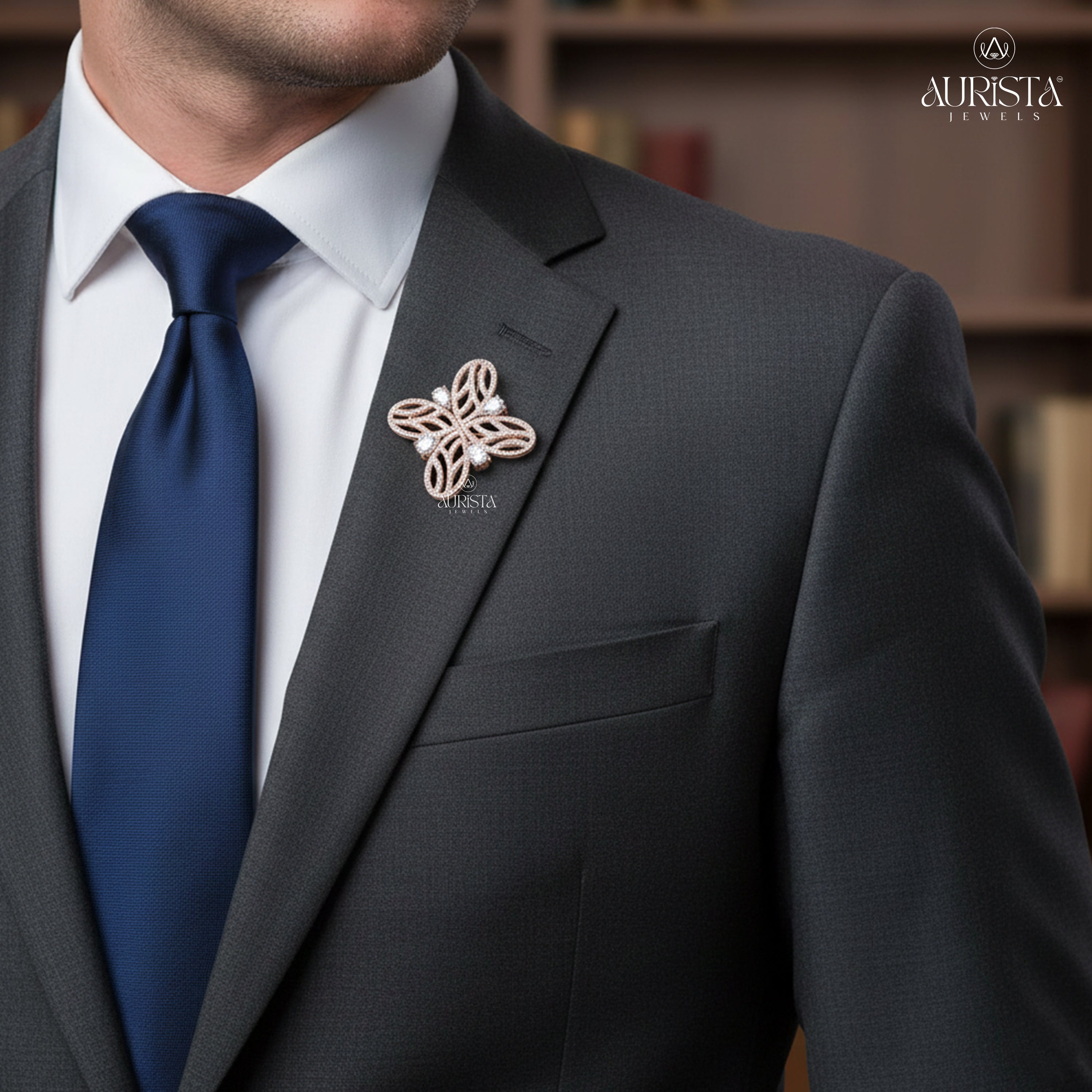 Elite Formal Men’s Brooch