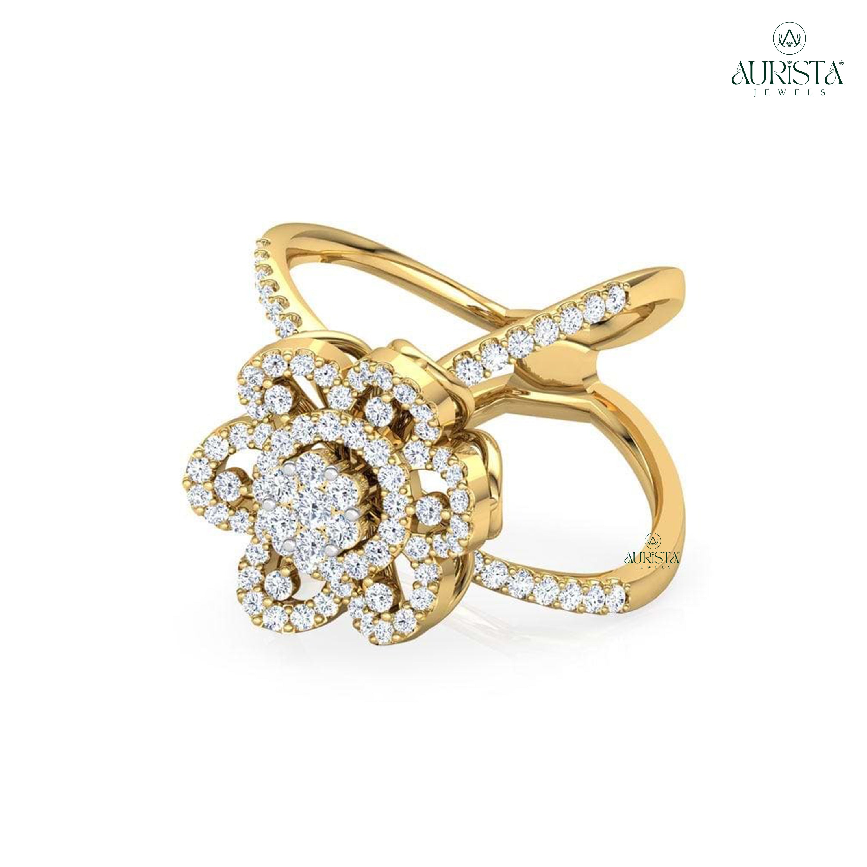 Promise Eternal – Yellow Gold Band with Round Diamond