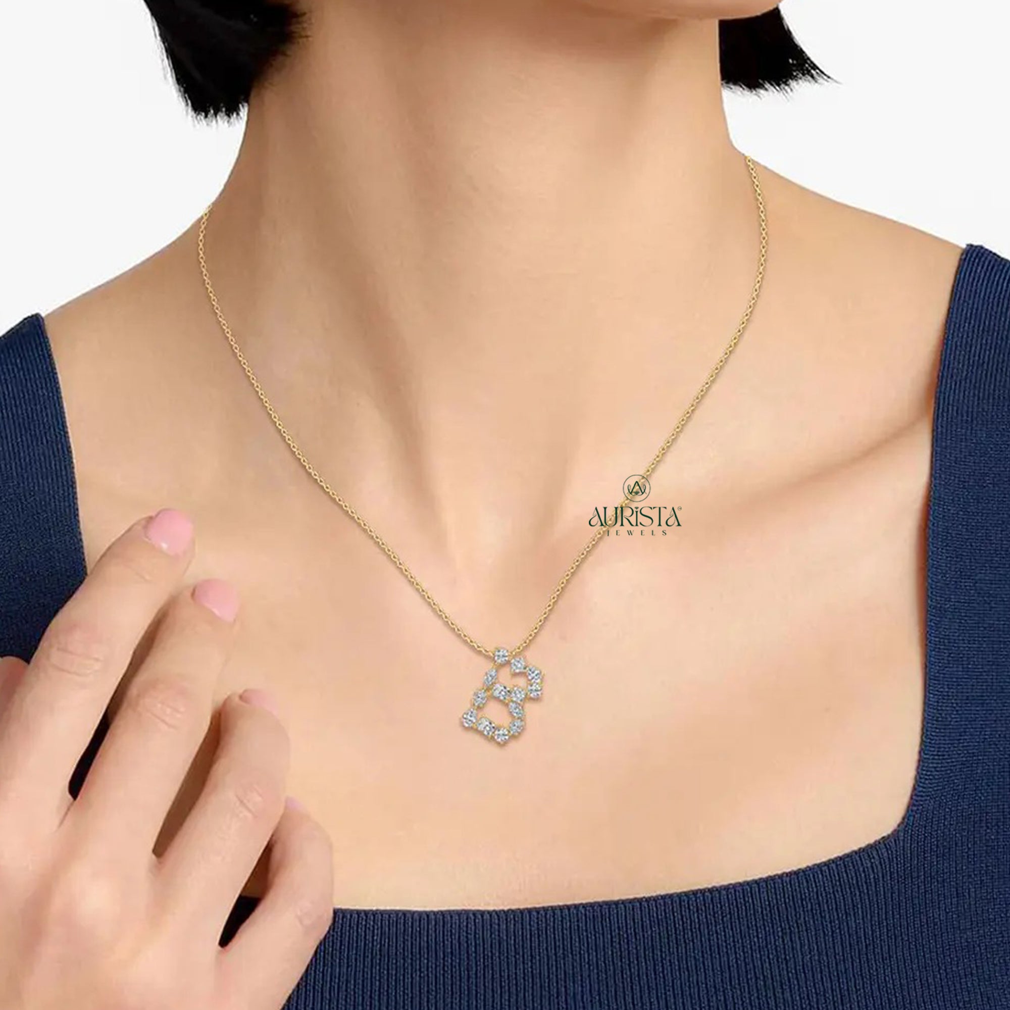 Crafted Gold Letters With Royal Identity