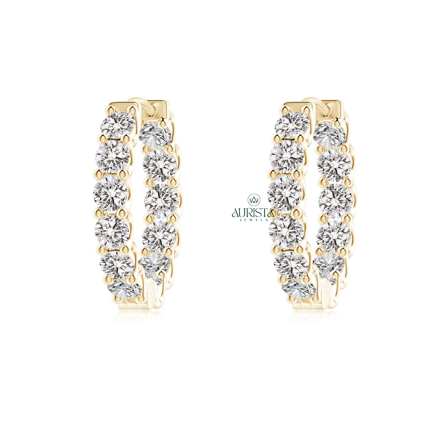 Fancy Earrings with Fine Diamond