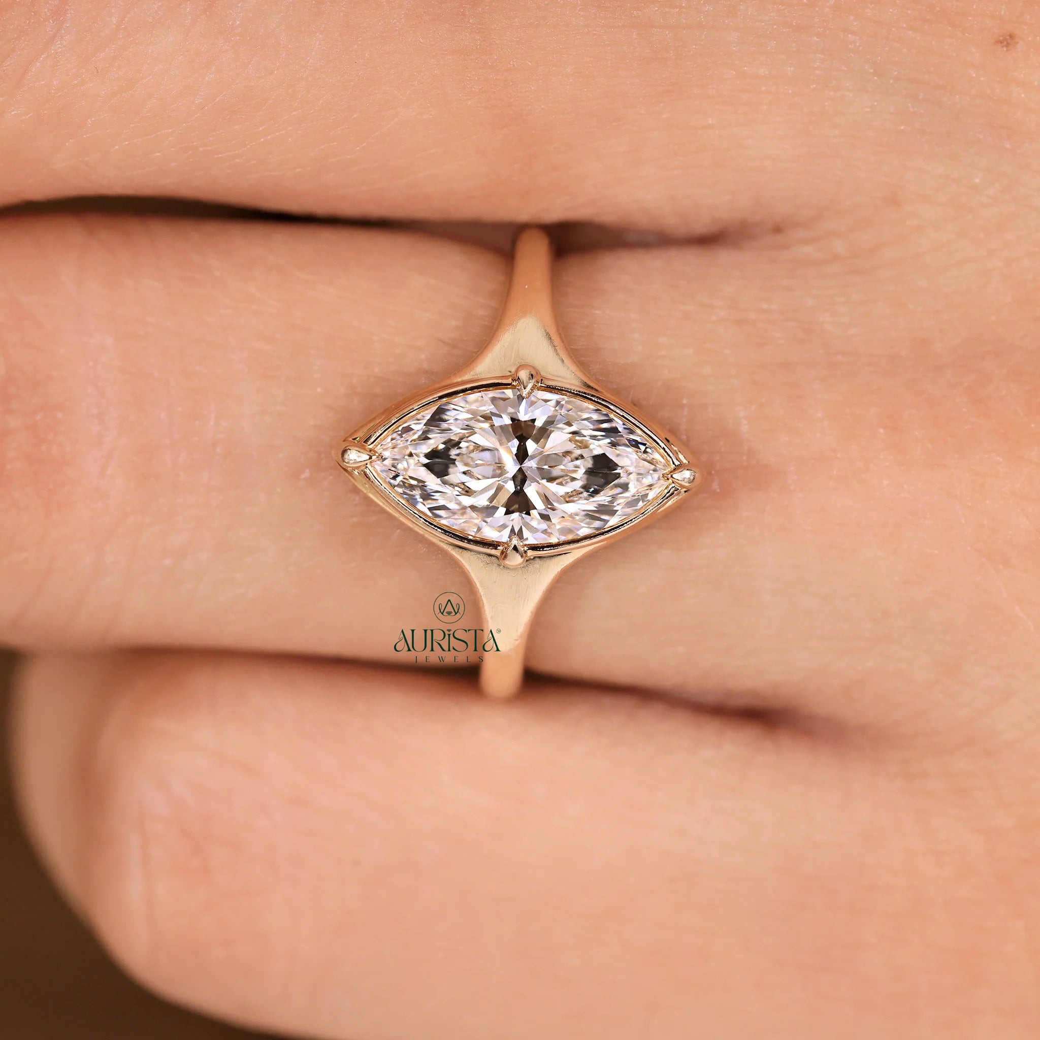 Refined Diamond Solitaire with Premium Finish