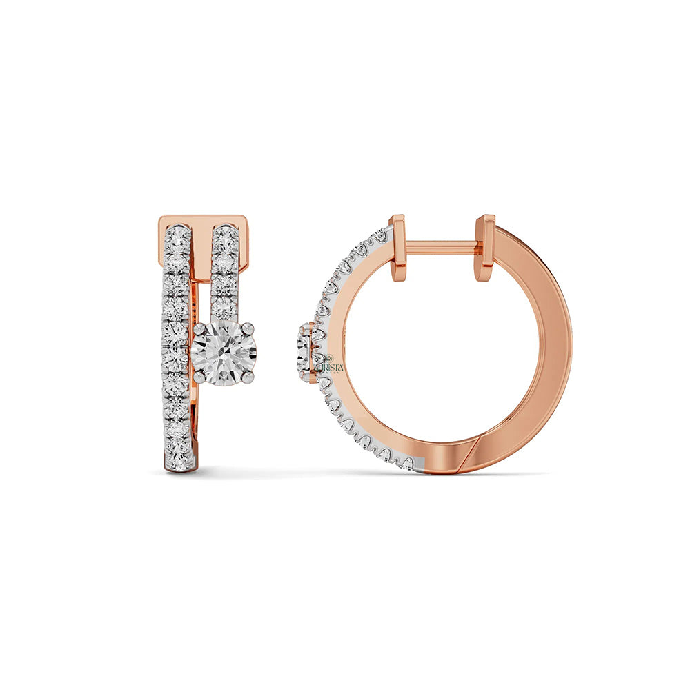 Brilliant Dreams – White Diamond Earrings