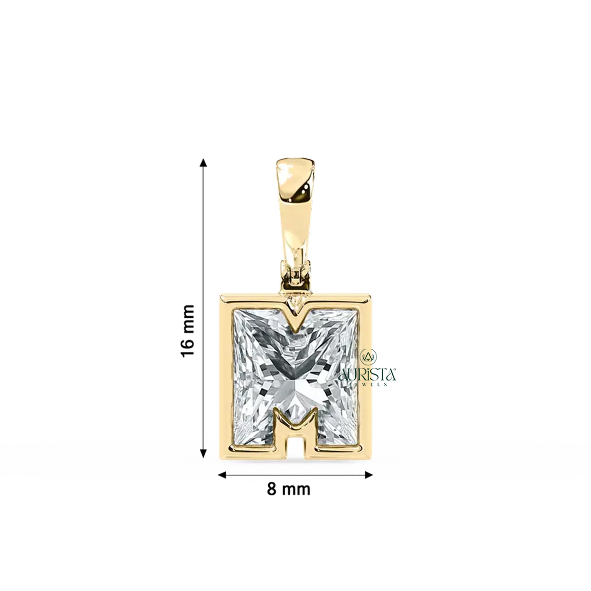 Chic Diamond Initial Necklace – Personalized Letter Jewelry