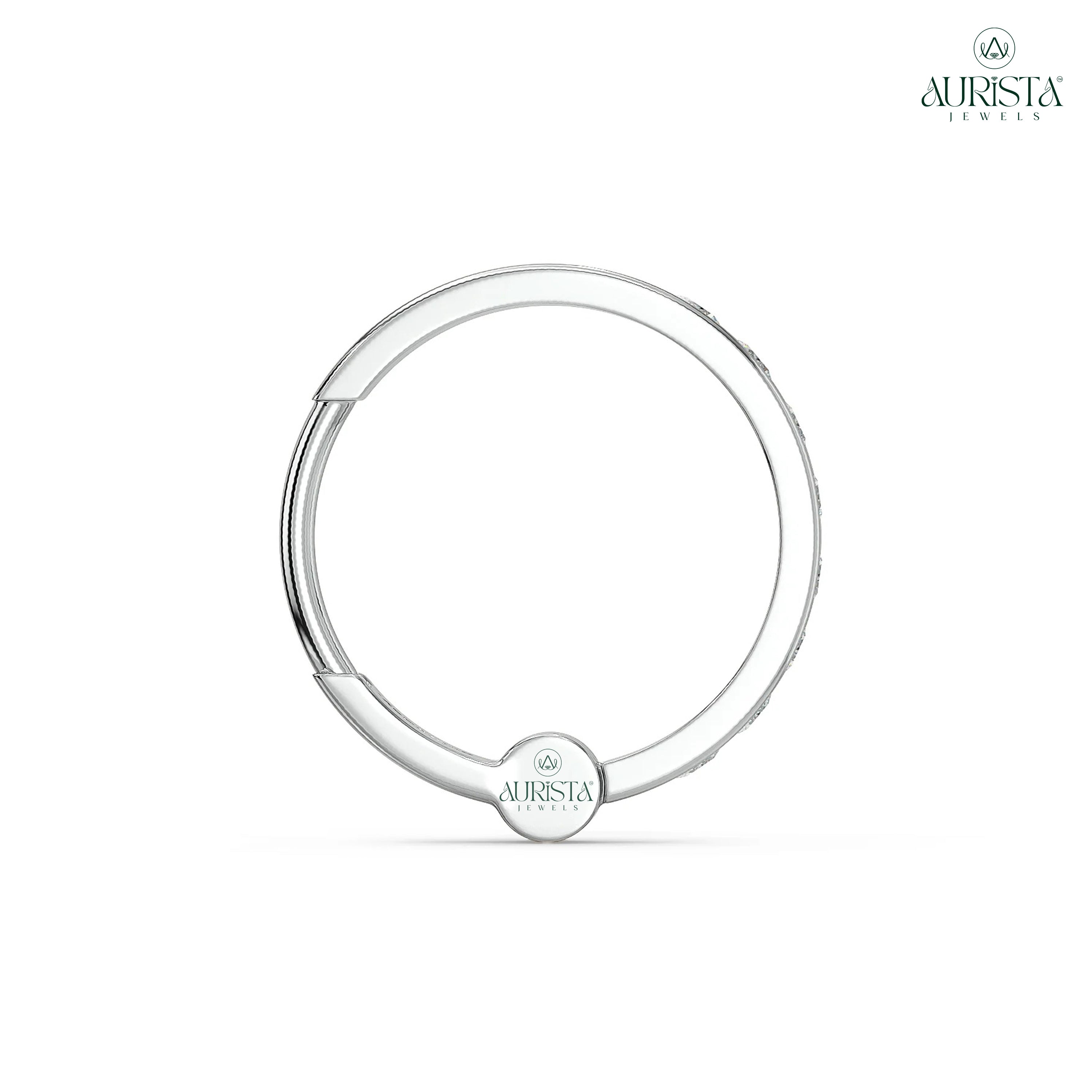 Pure Romance Rose Gold Diamond Nose Pin Jewelry