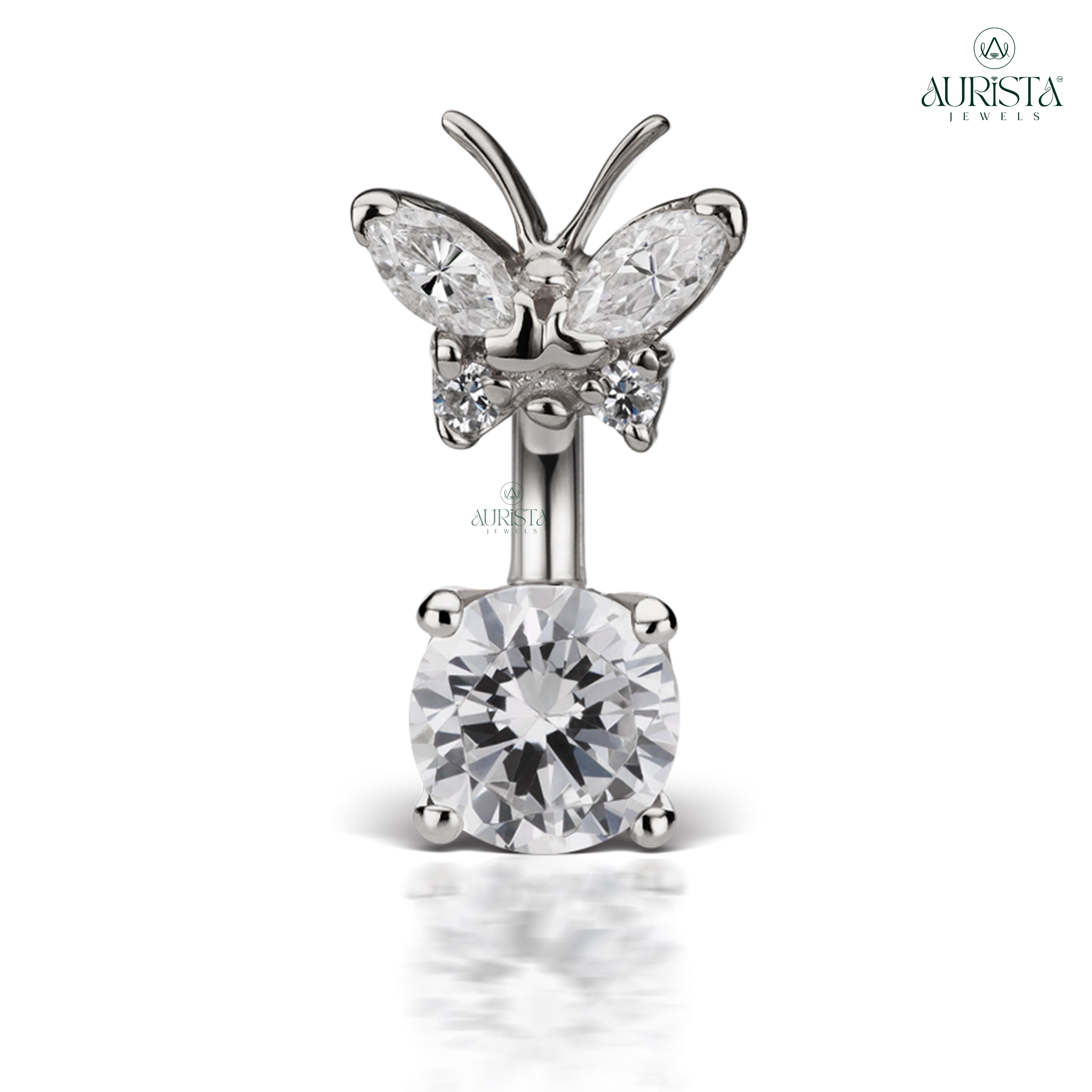 Everlasting Spark Gold Belly Button Ring