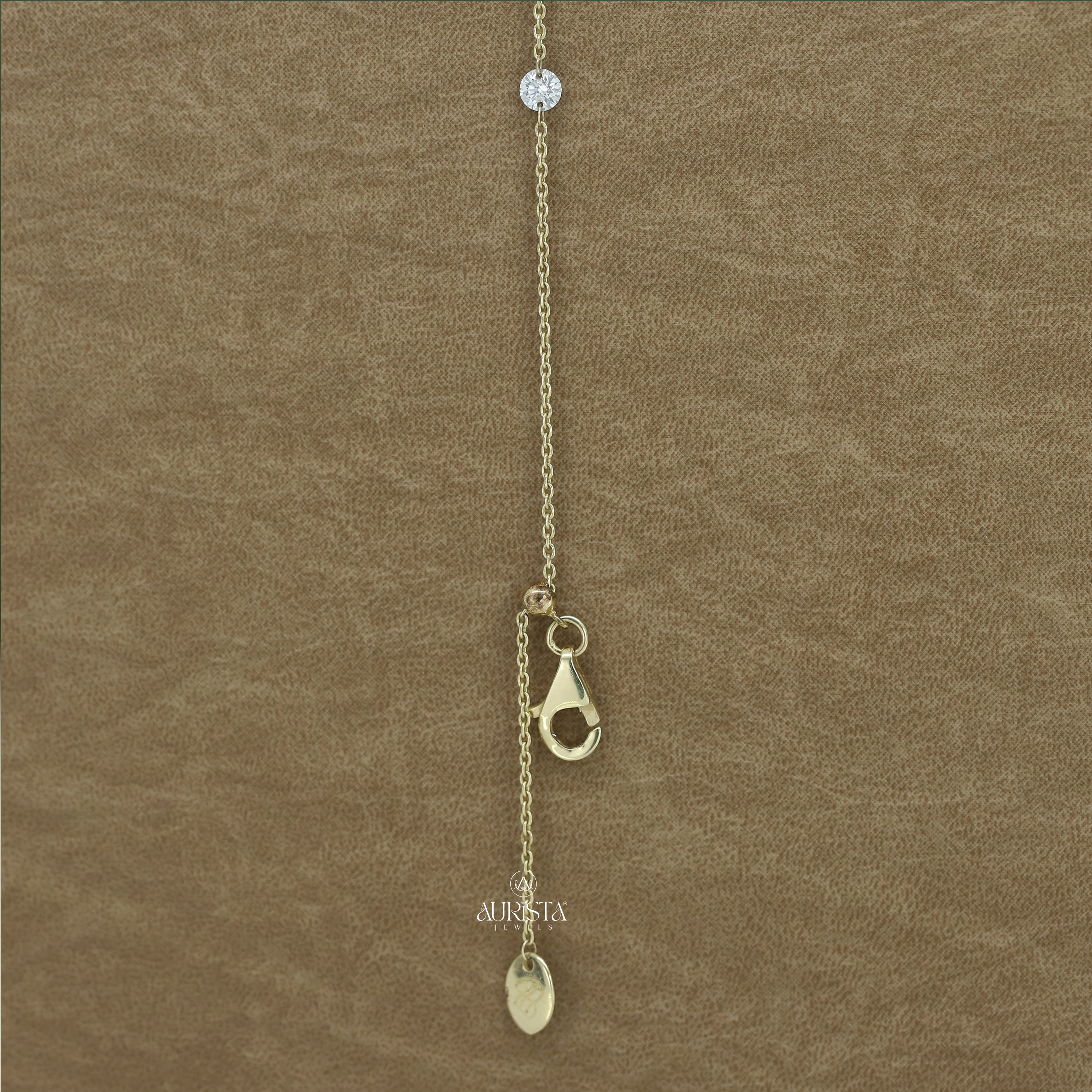 Forever Glow Diamond Necklace in Gold
