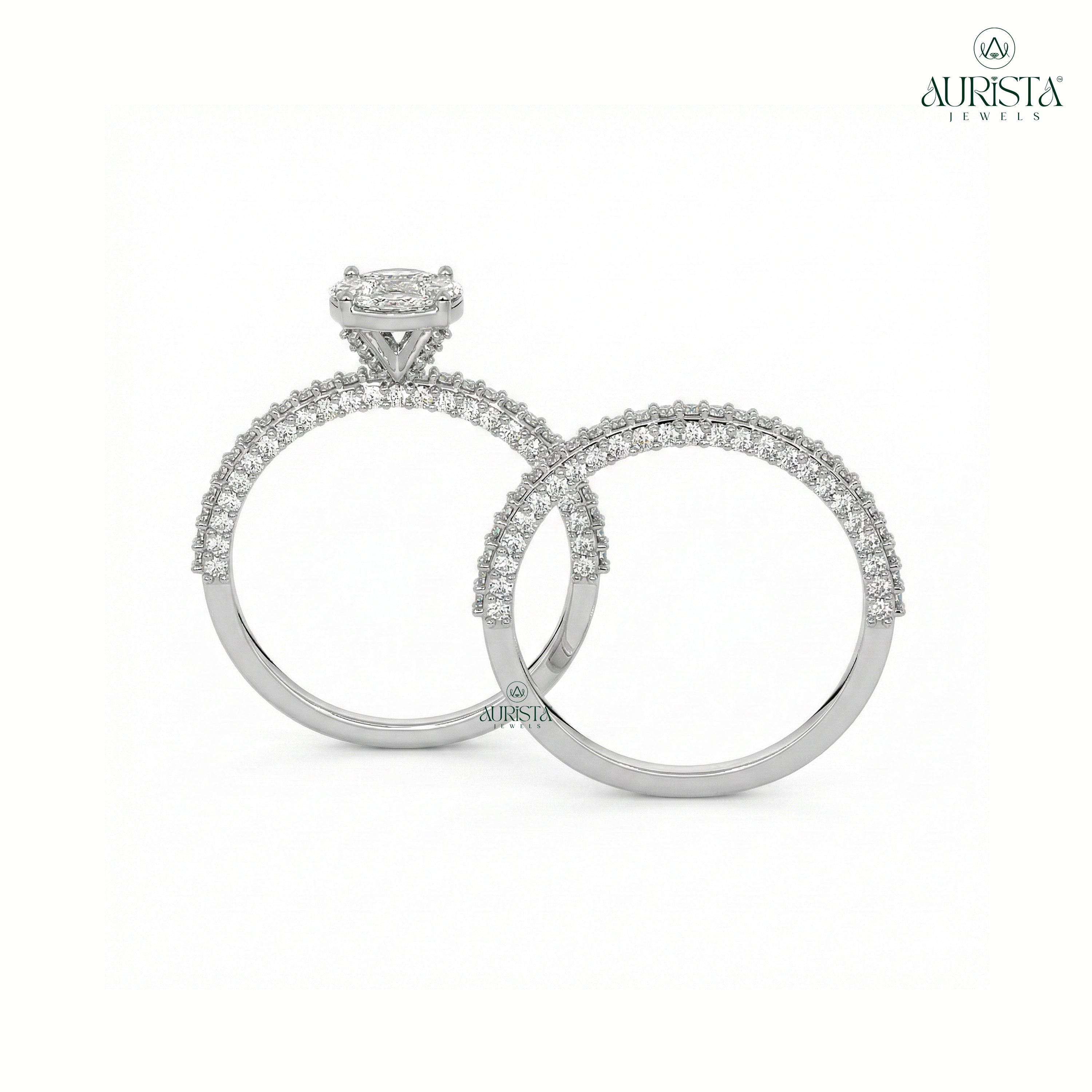 Radiant Vows – White Gold Ring with Round Diamond