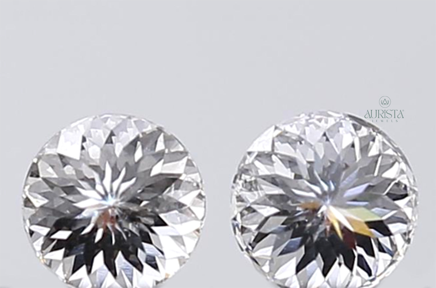1.00 CT (2 Pcs) Round Portuguese Shape Lab Diamond for Jewelry