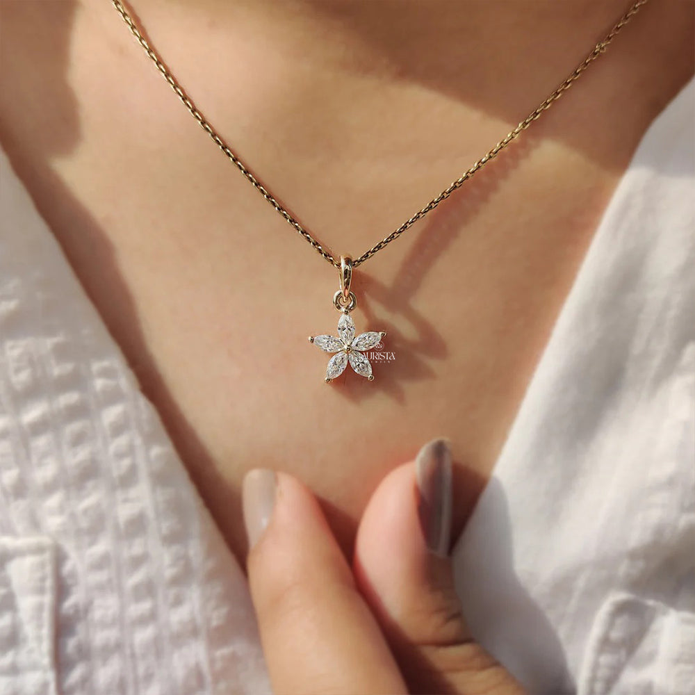 Eternal Shine Solitaire Diamond Pendant in Yellow Gold