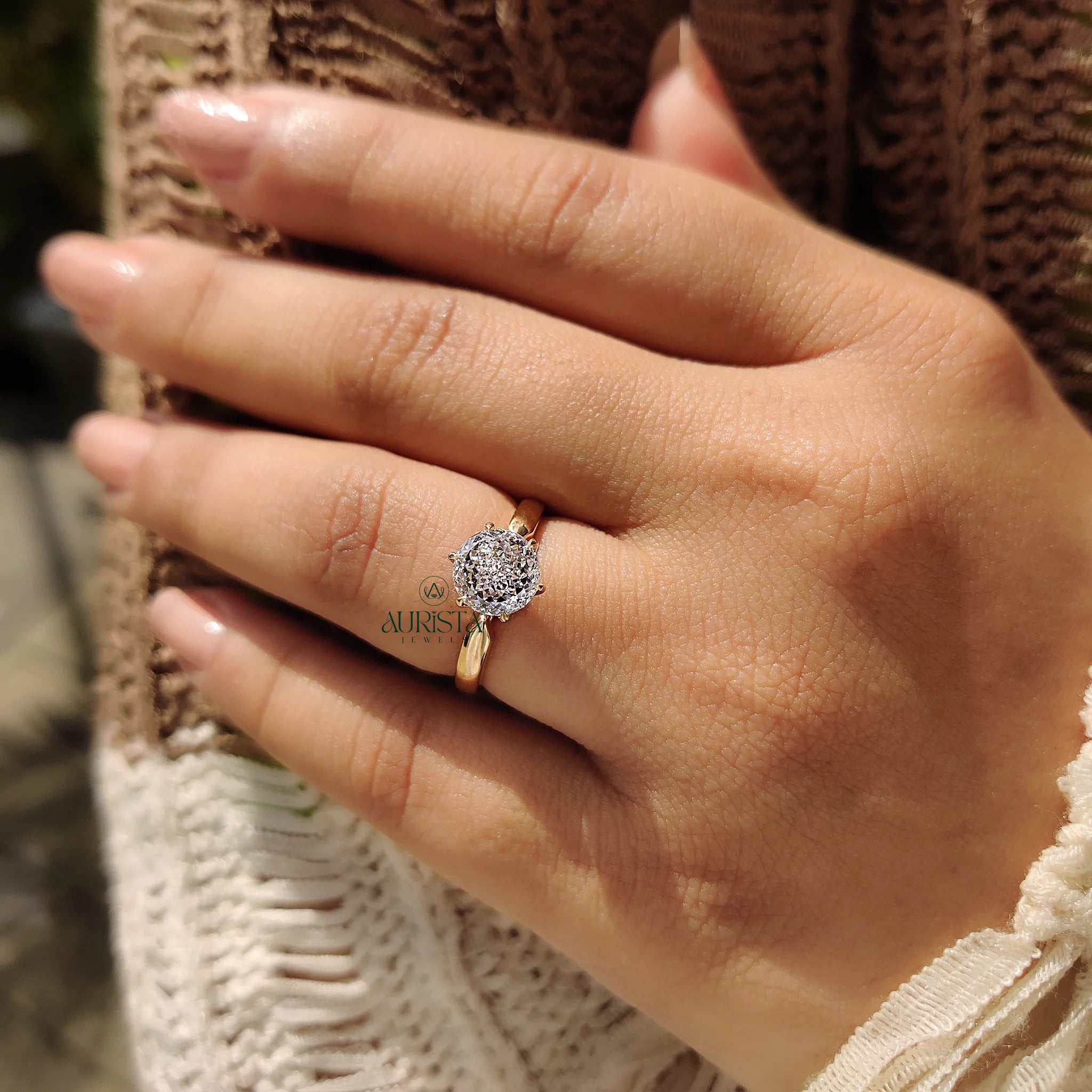 Timeless Solitaire Lab Grown Diamond Ring