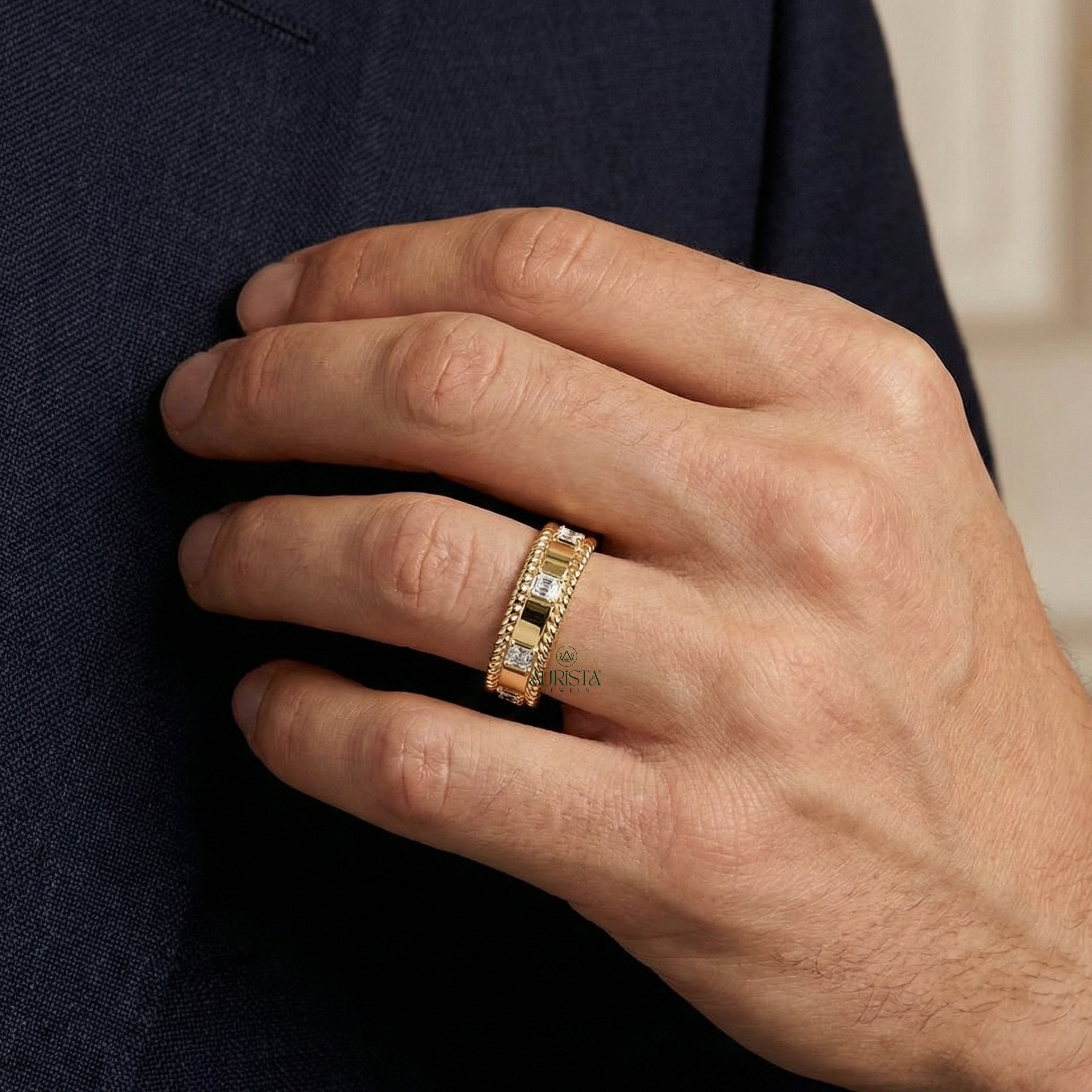 Luxury Diamond Ring for Men