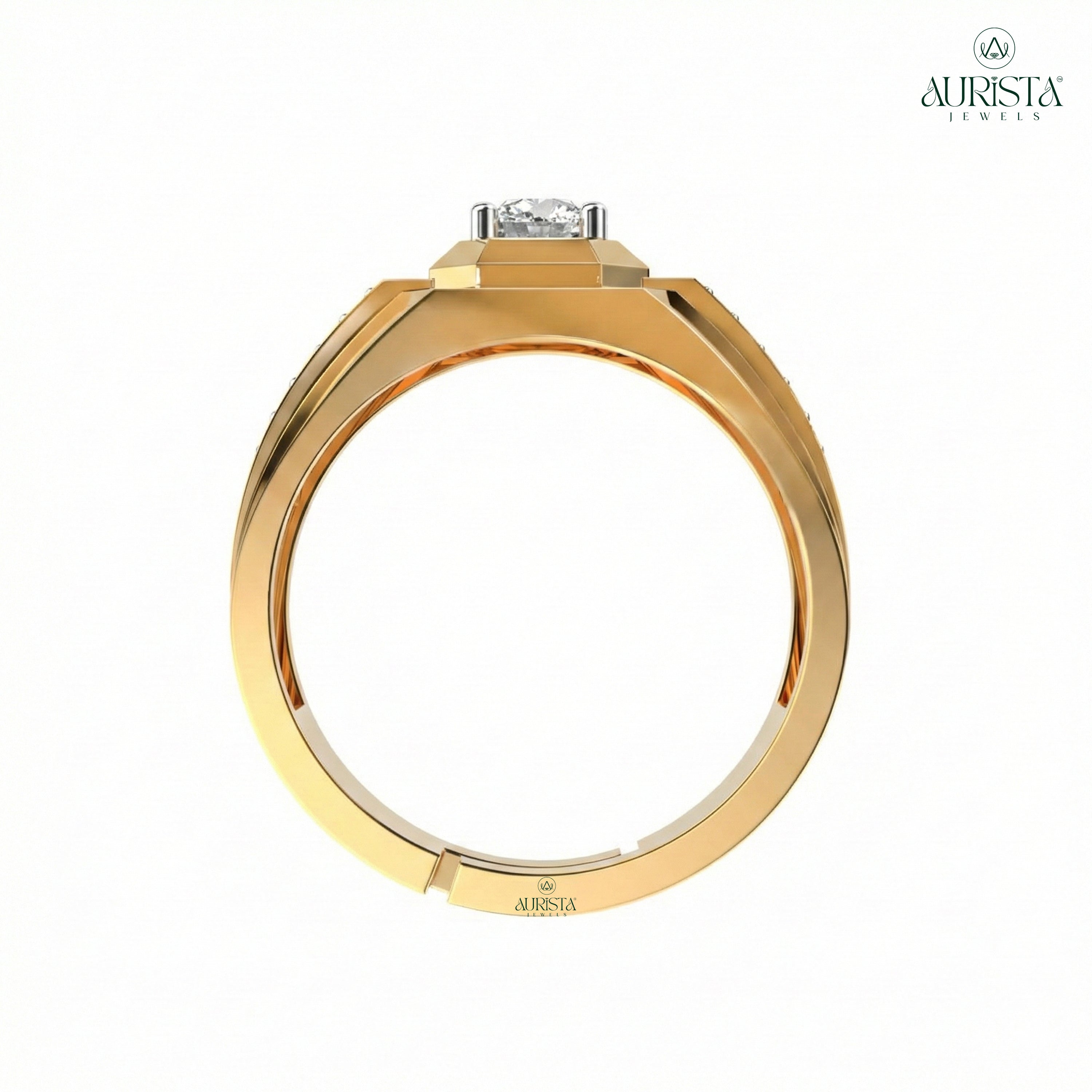 Elegant Diamond Band for Men