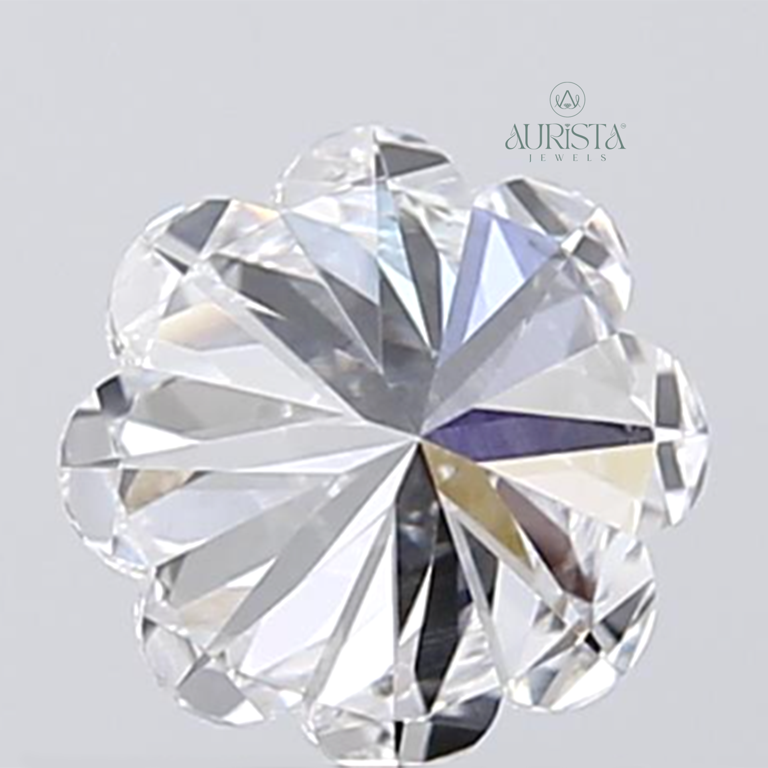 1.25 CT Flower Shape Lab Diamond for Jewelry