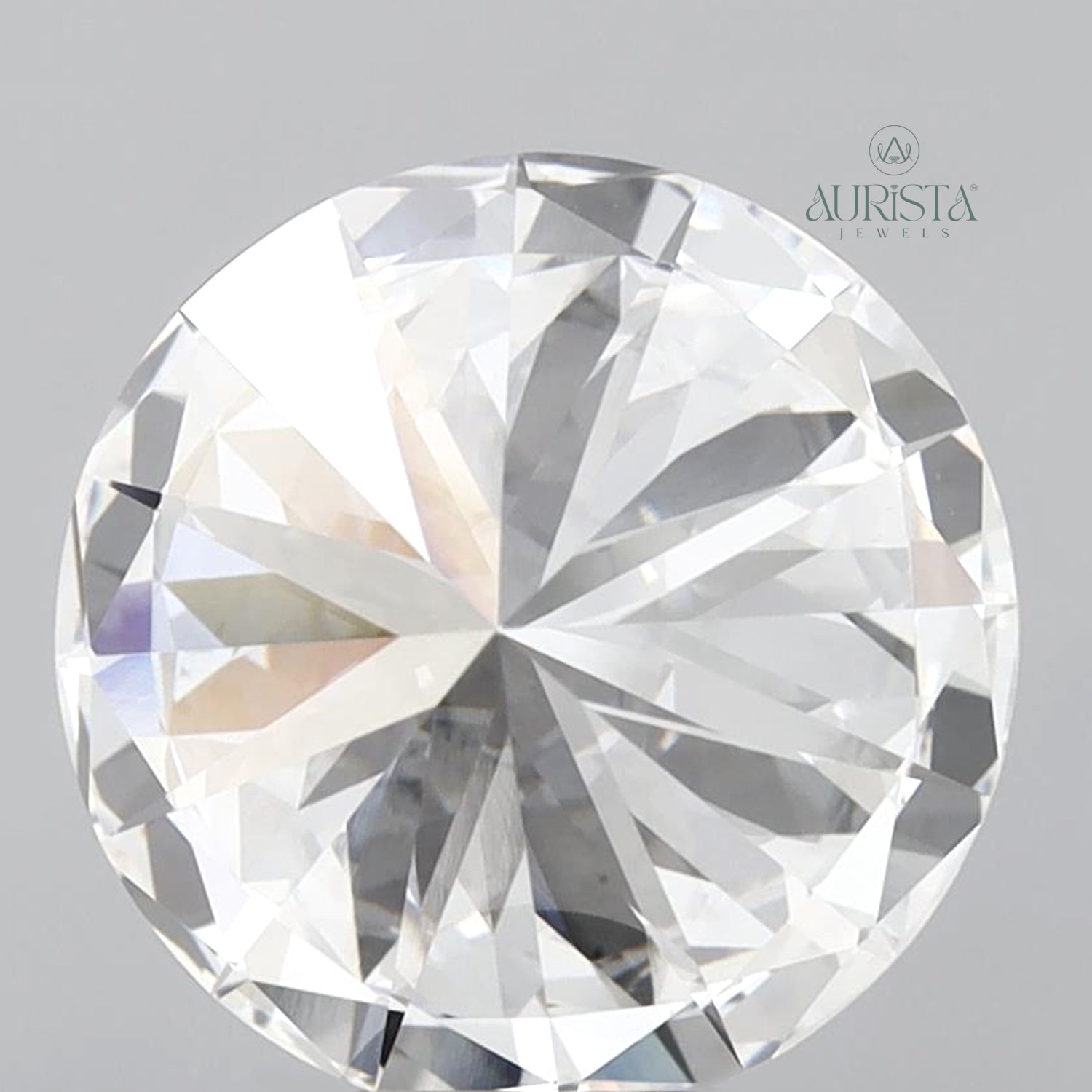 IGI Certified 6.54 CT Round Shape Lab Diamond for Jewelry