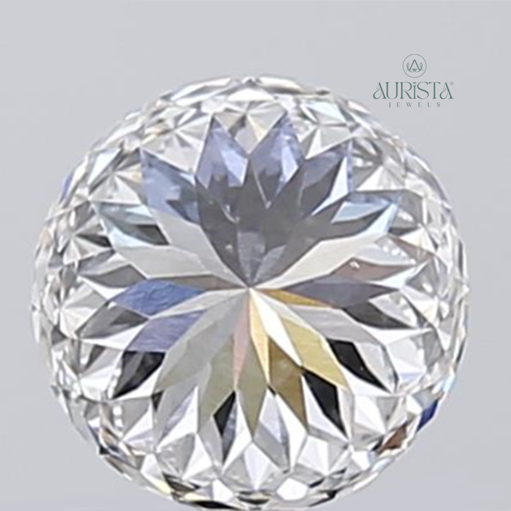 1.00 CT Round Portuguese Shape Lab Diamond for Jewelry