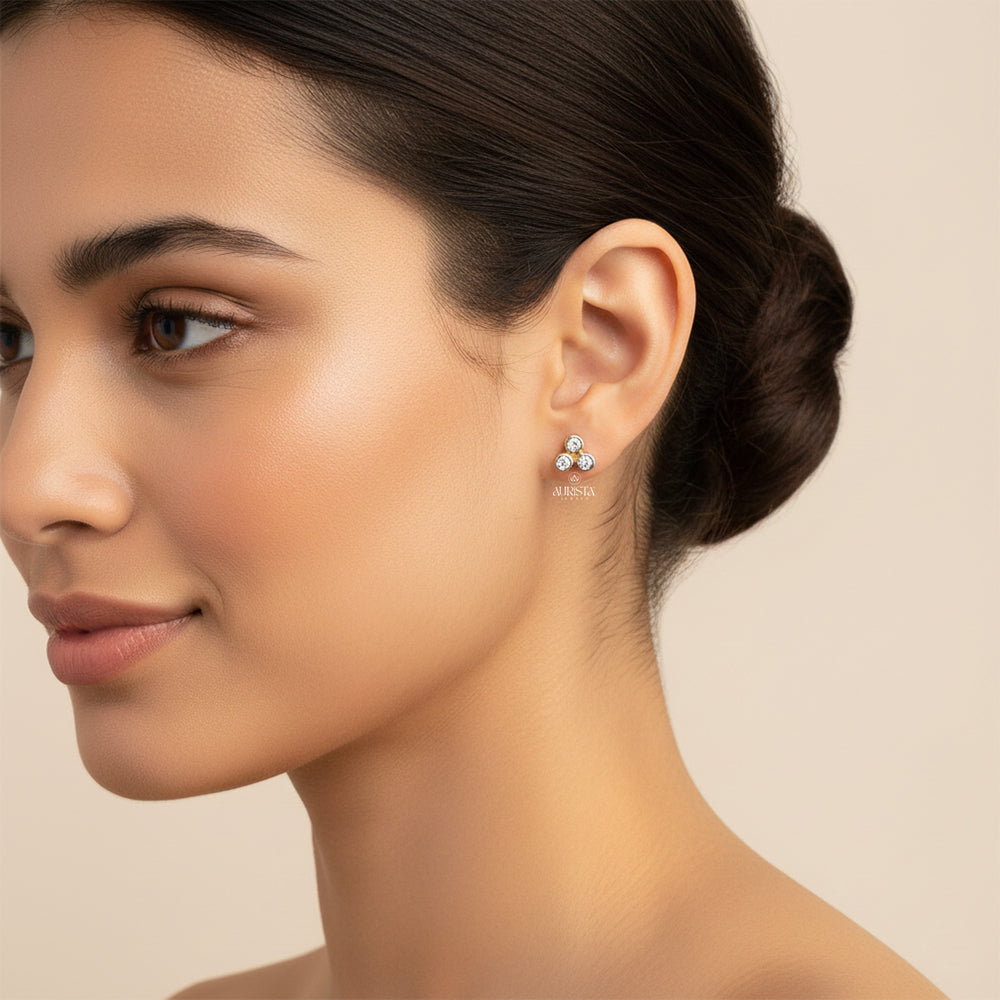 Timeless Sparkle – Diamond Earrings