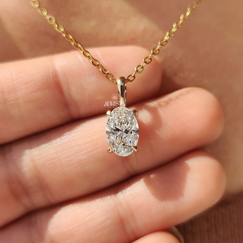 Eternal Spark Pendant with Solitaire Diamond