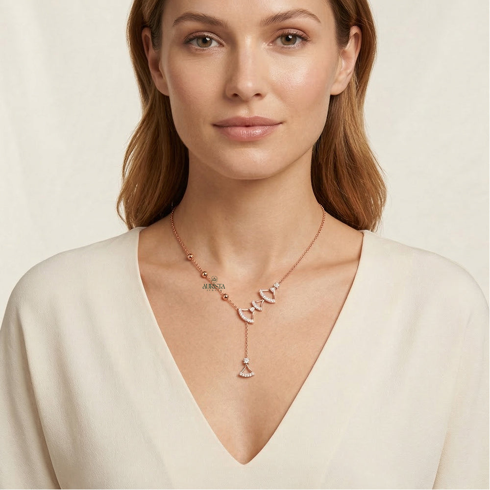 Forever Glow Diamond Necklace in Gold