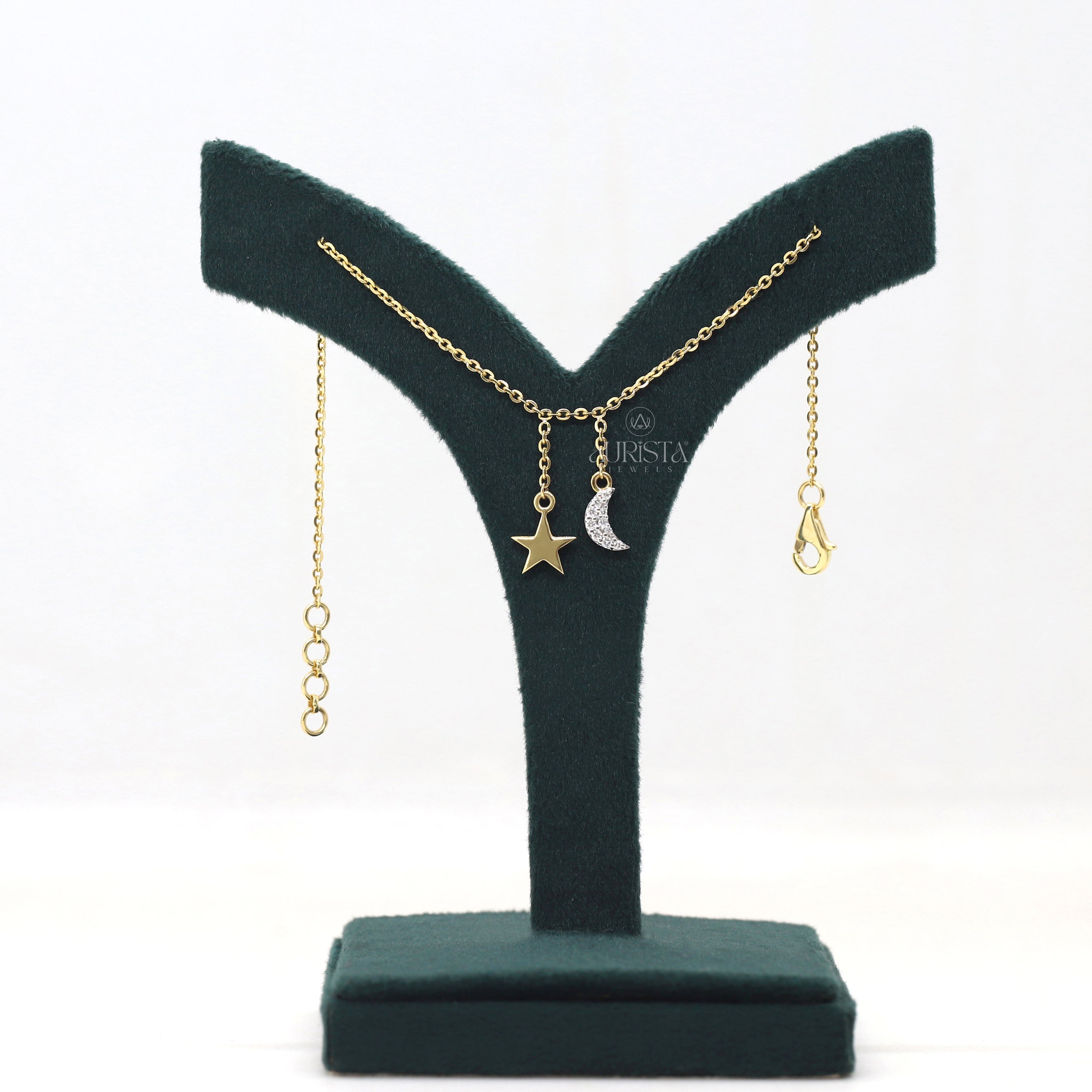 Gift of Forever – Yellow Gold with Moonlight Chain Bracelet