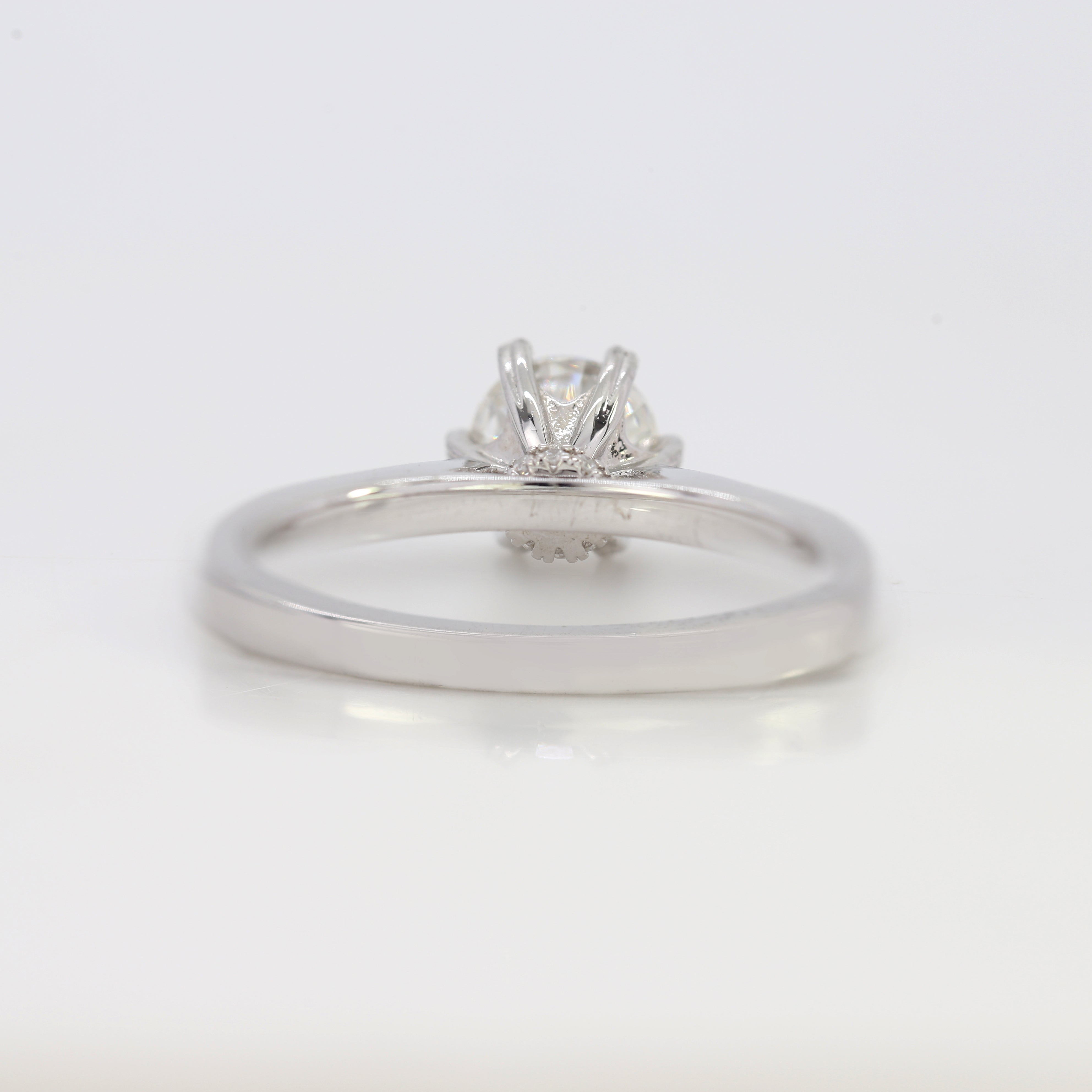 Your Love, Your Style – Custom Round White Diamond Ring