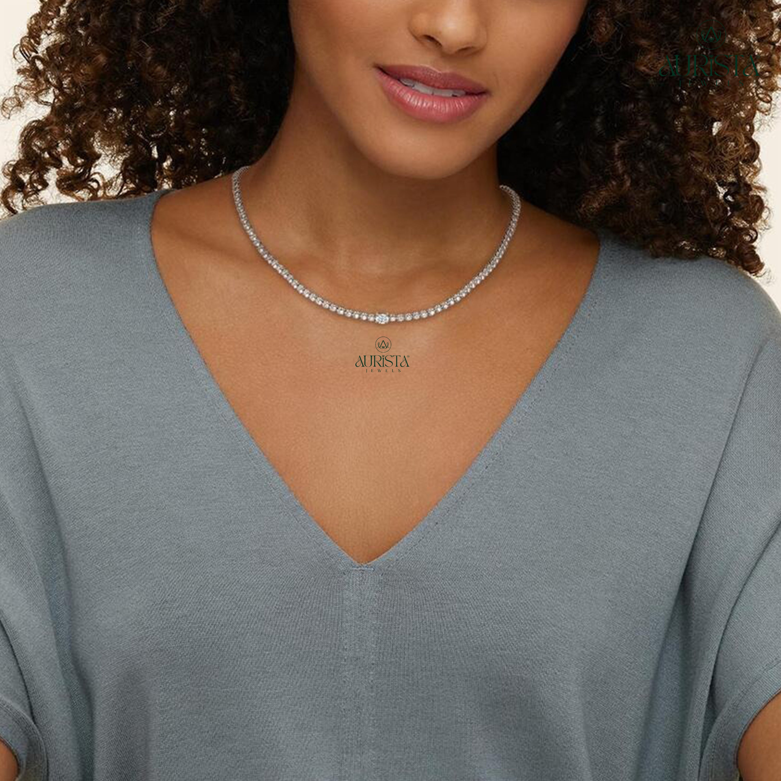 Forever Glow Diamond Necklace in Gold