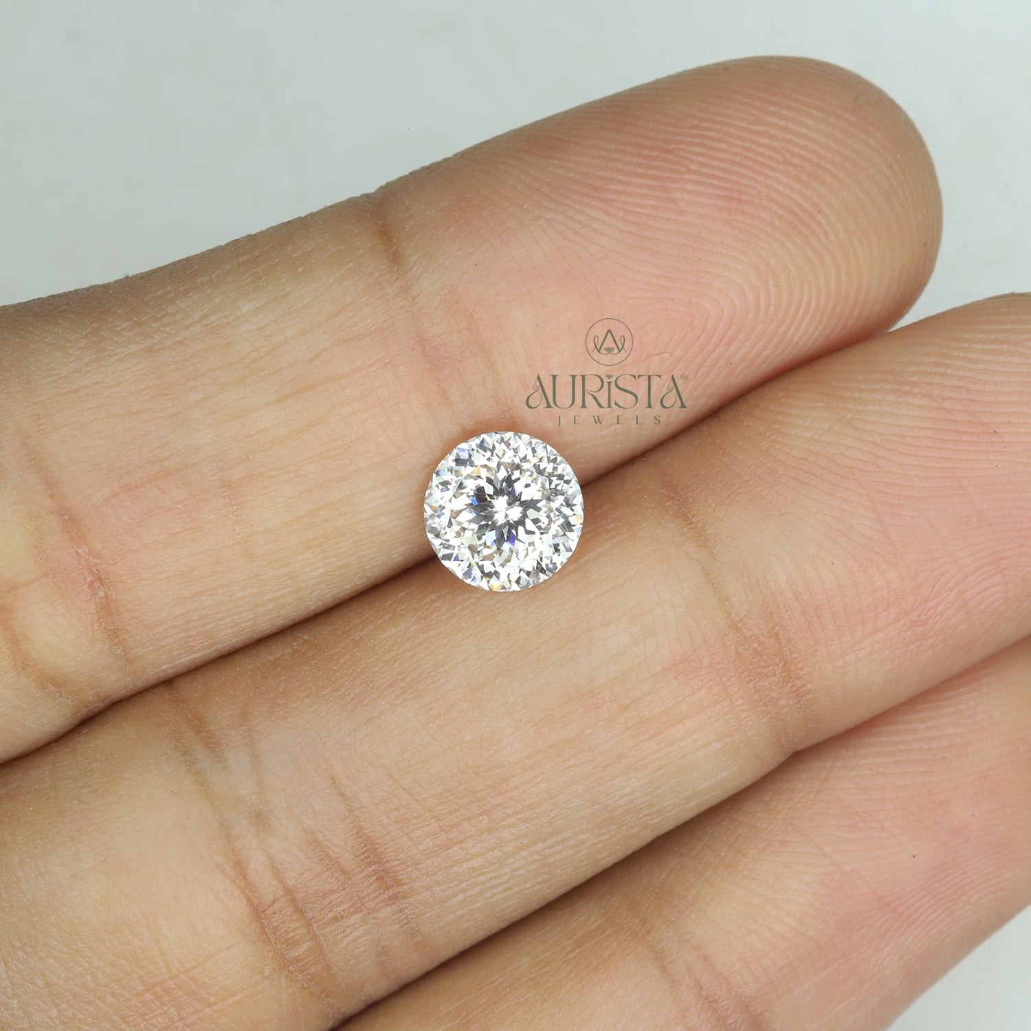 1.50 CT Round Portuguese Shape Lab Diamond for Jewelry