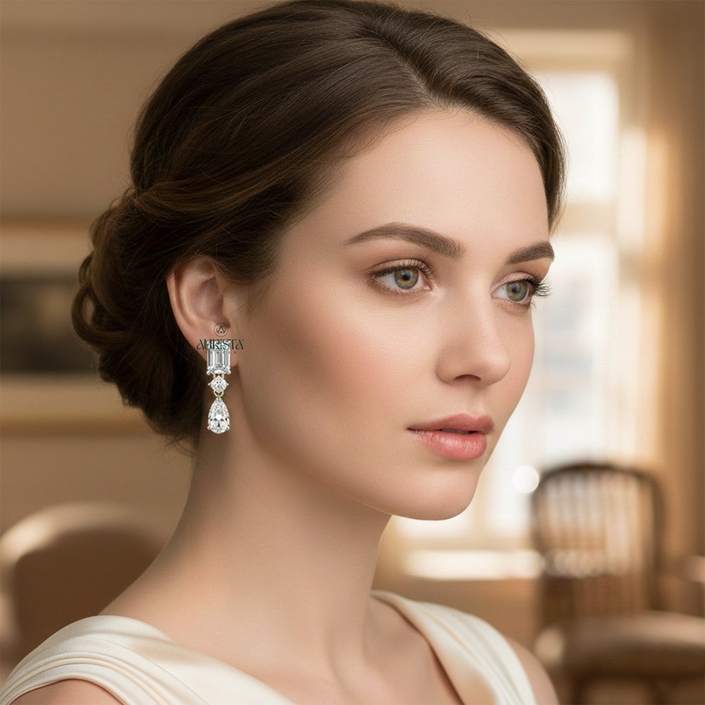Timeless Sparkle – Diamond Earrings