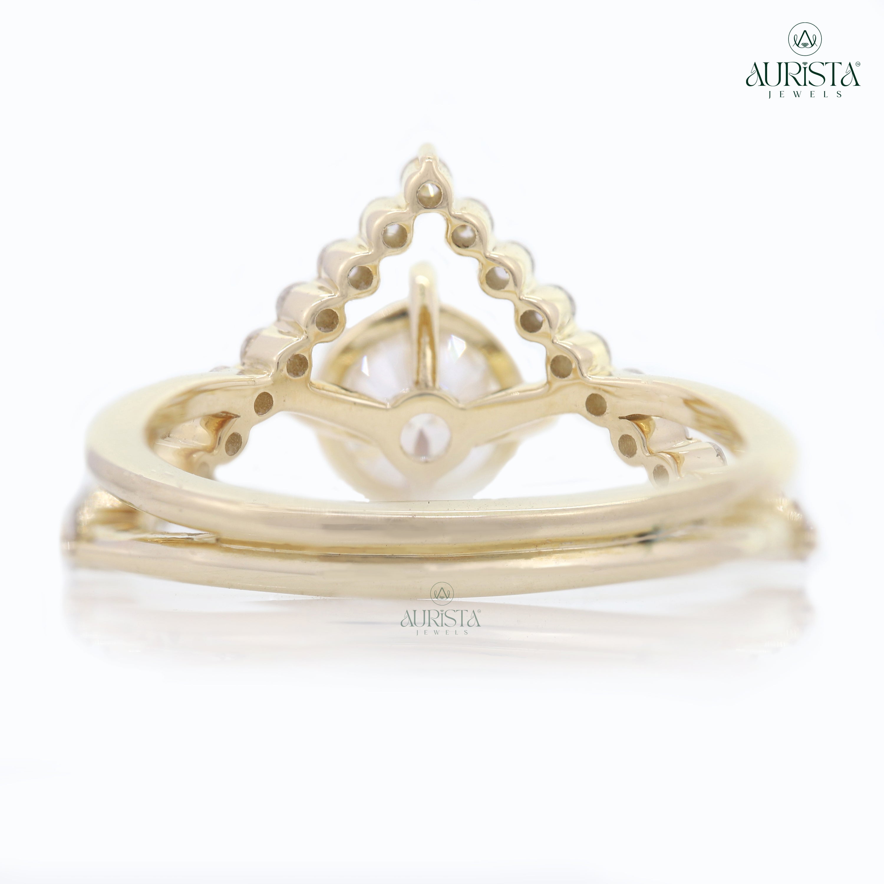 Wear Your Promise- Yellow Gold Ring with Round Diamond