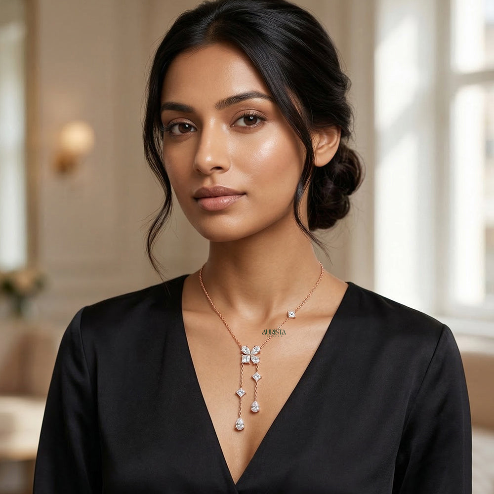 Shimmering Glow Diamond Necklace